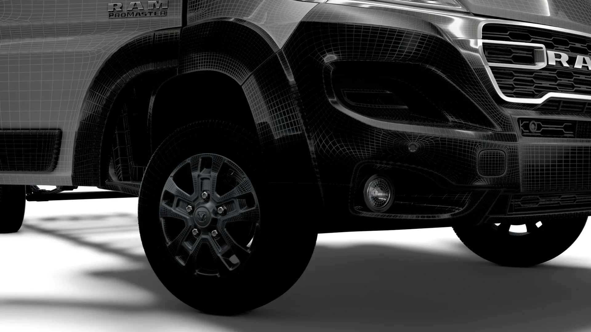 RAM Promaster Chassis HQInterior SCab 4035WBXL 2023