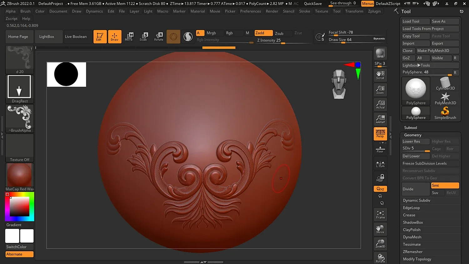 21 Fantastic ornament zbrush brushes