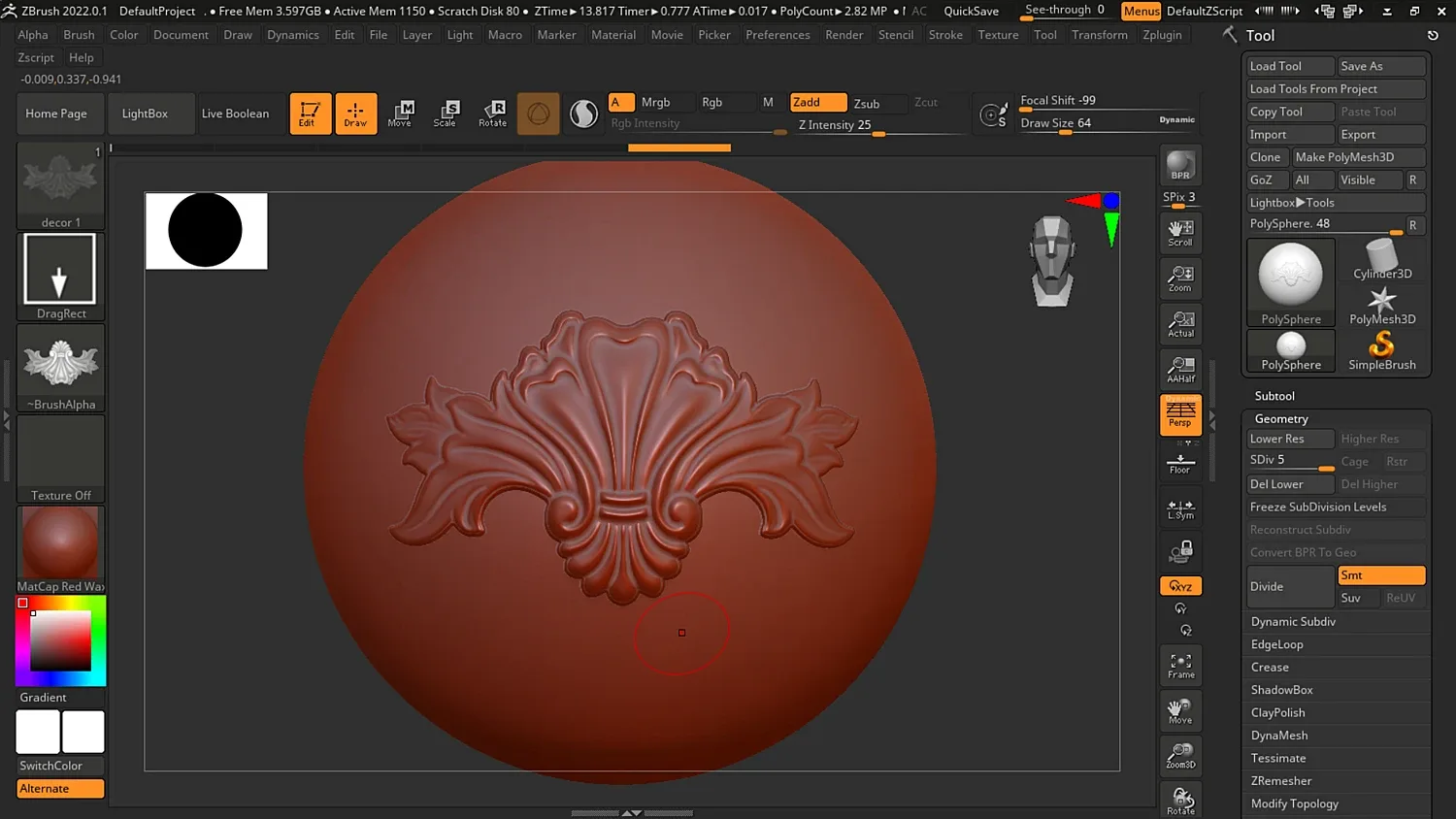 21 Fantastic ornament zbrush brushes