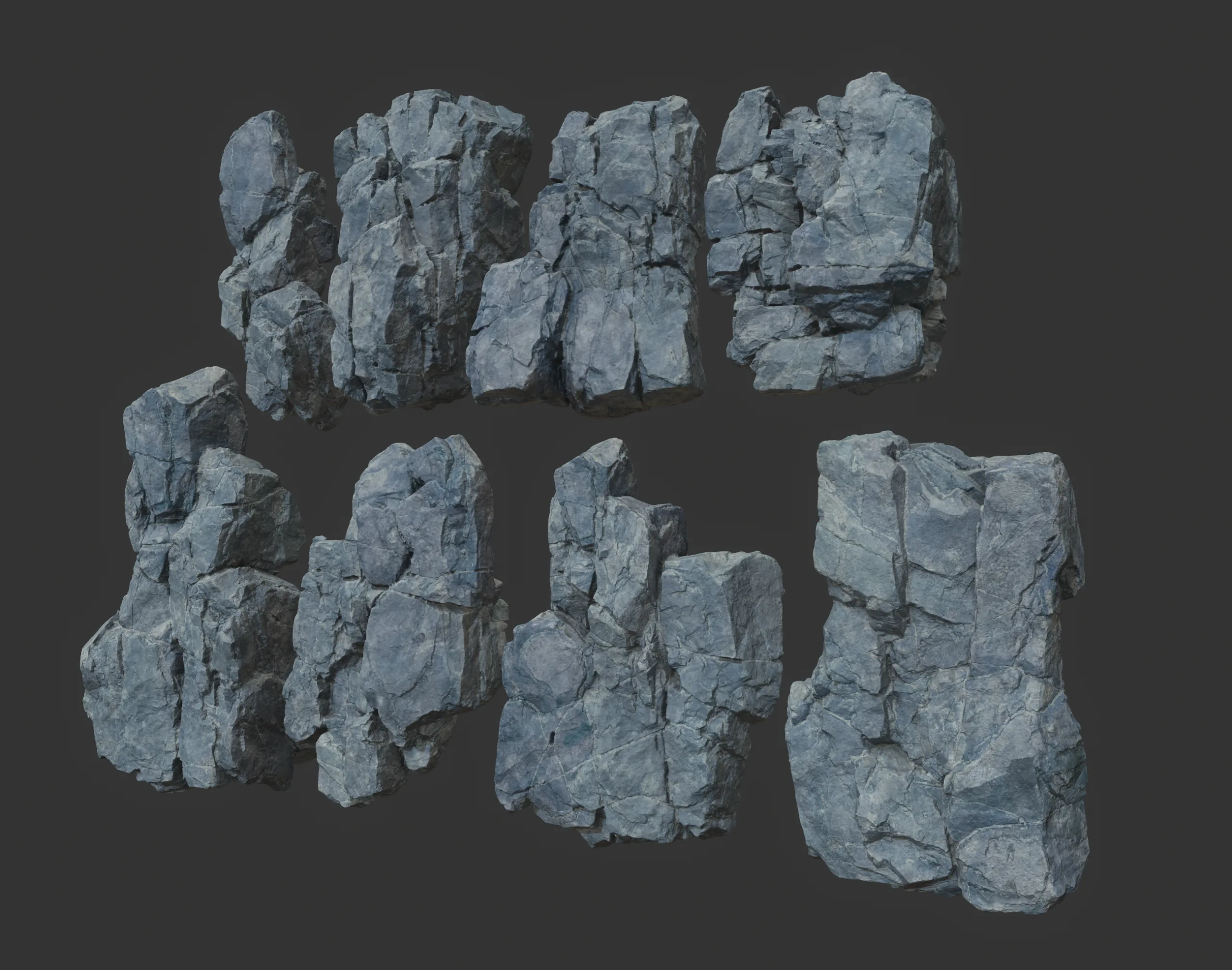 Gray Modular Rock 230706