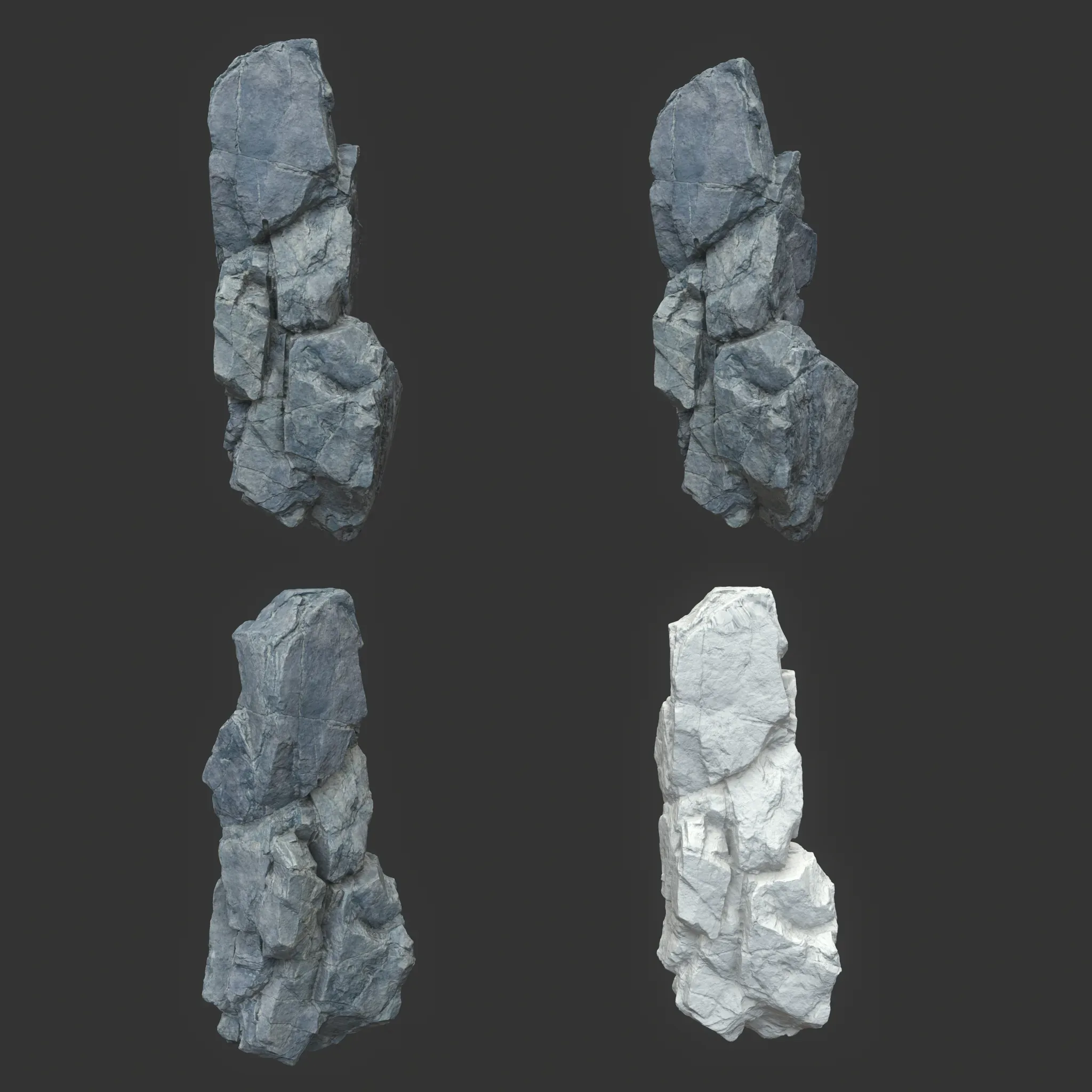 Gray Modular Rock 230706