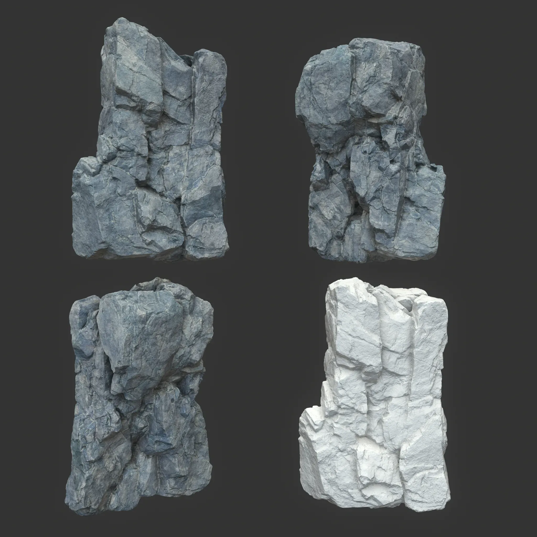 Gray Modular Rock 230706