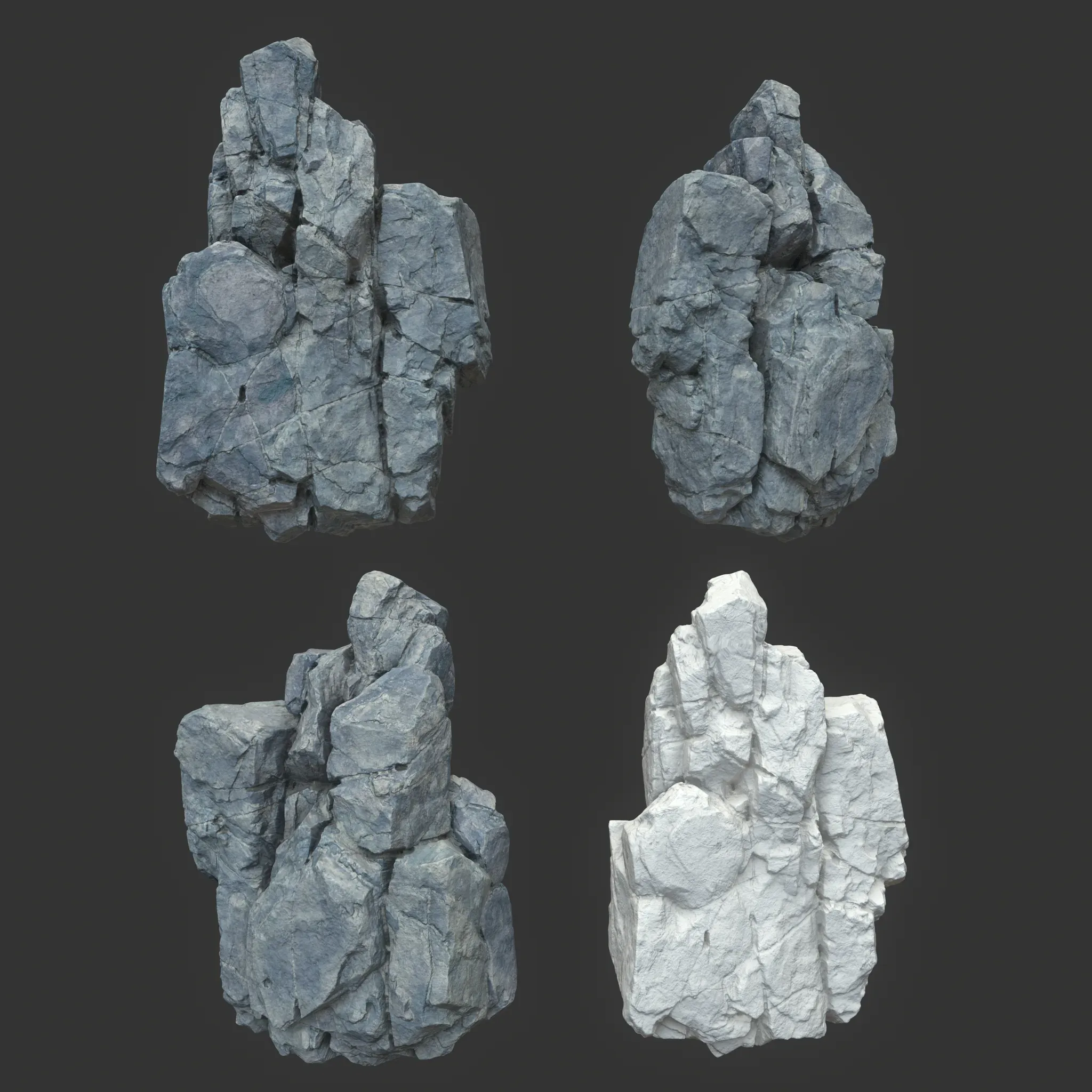 Gray Modular Rock 230706