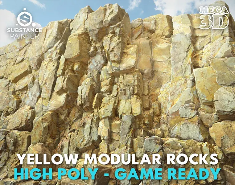 Yellow Modular Rock 230706