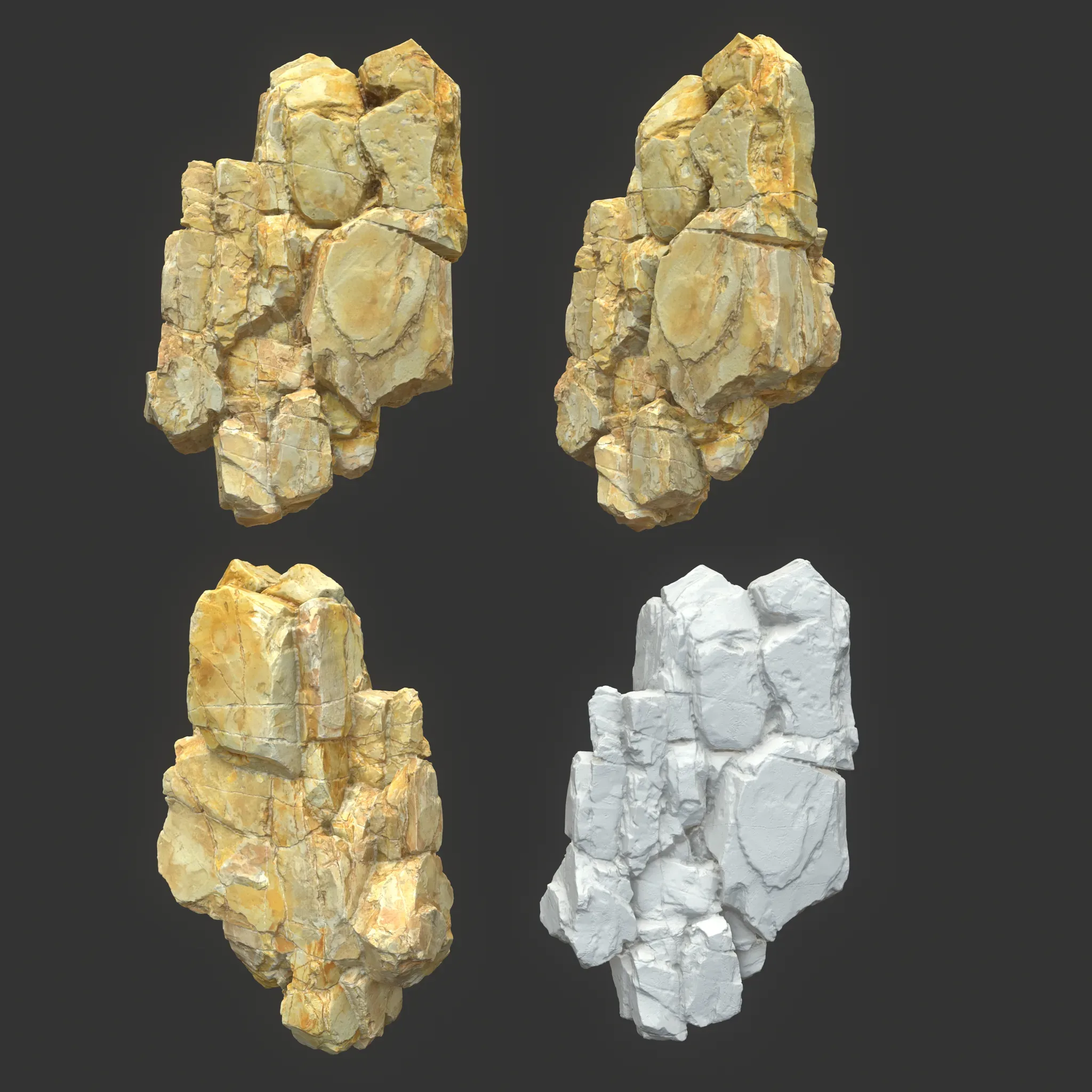 Yellow Modular Rock 230706