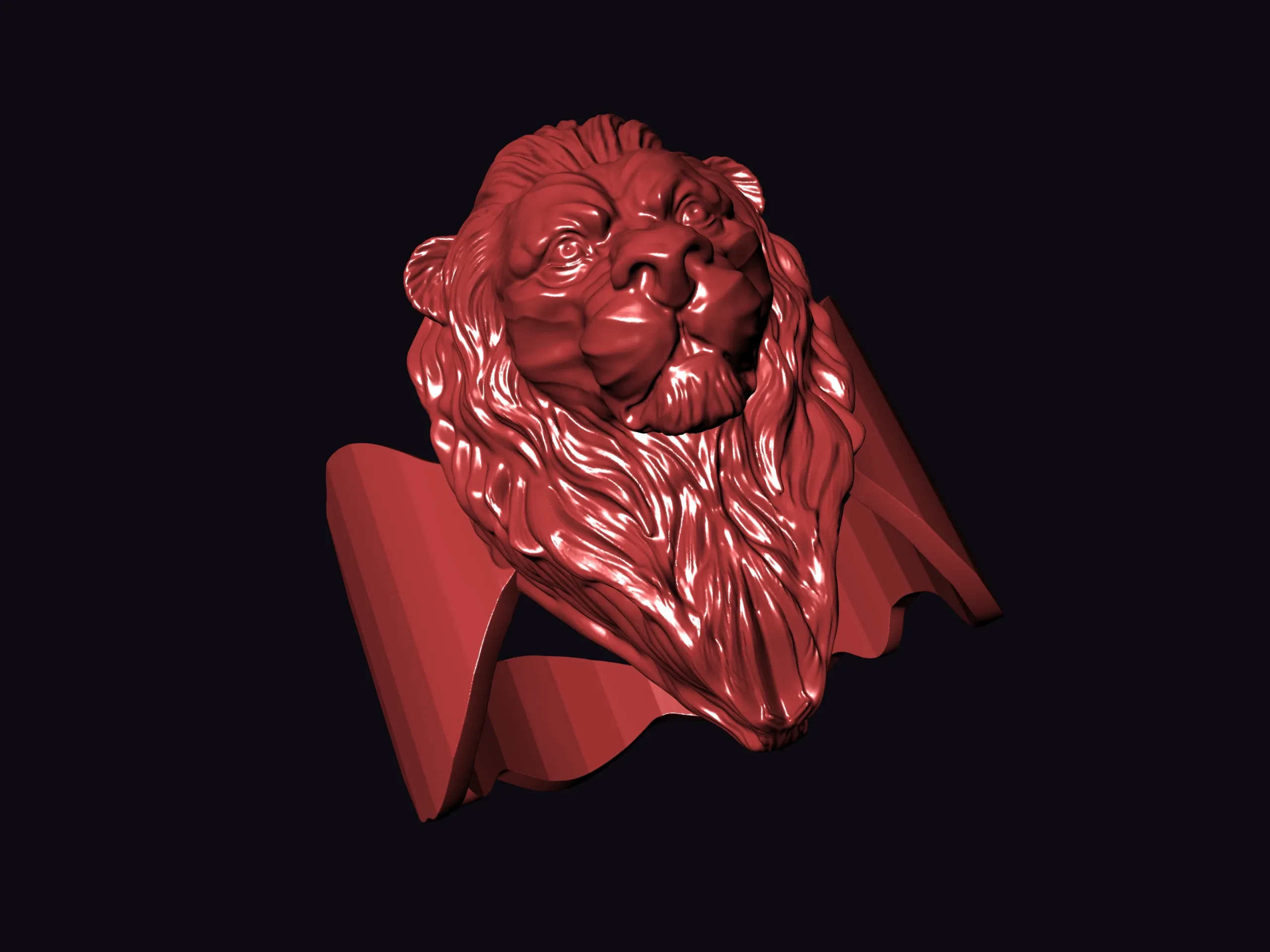 Fierce Lion ring
