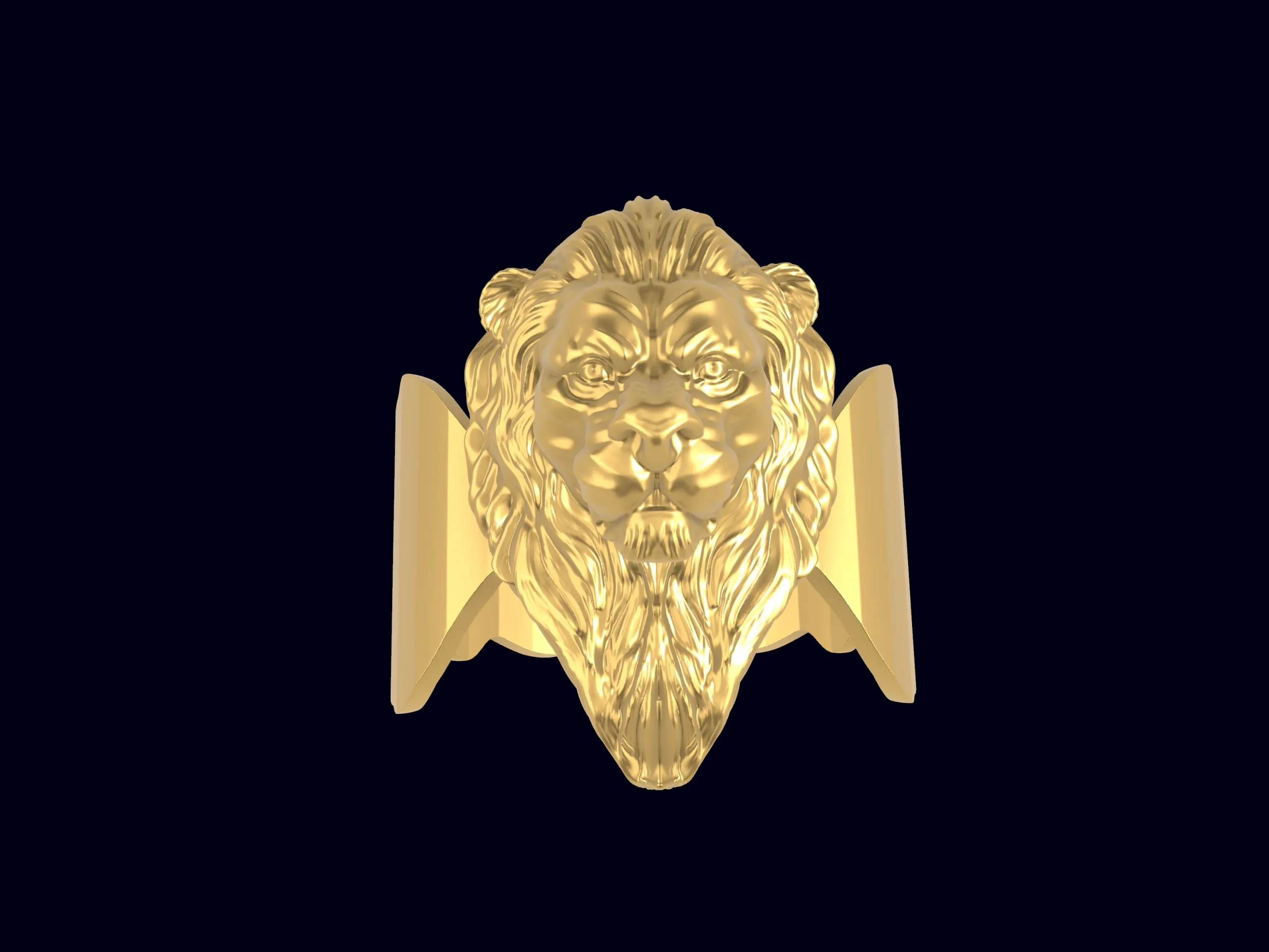 Fierce Lion ring