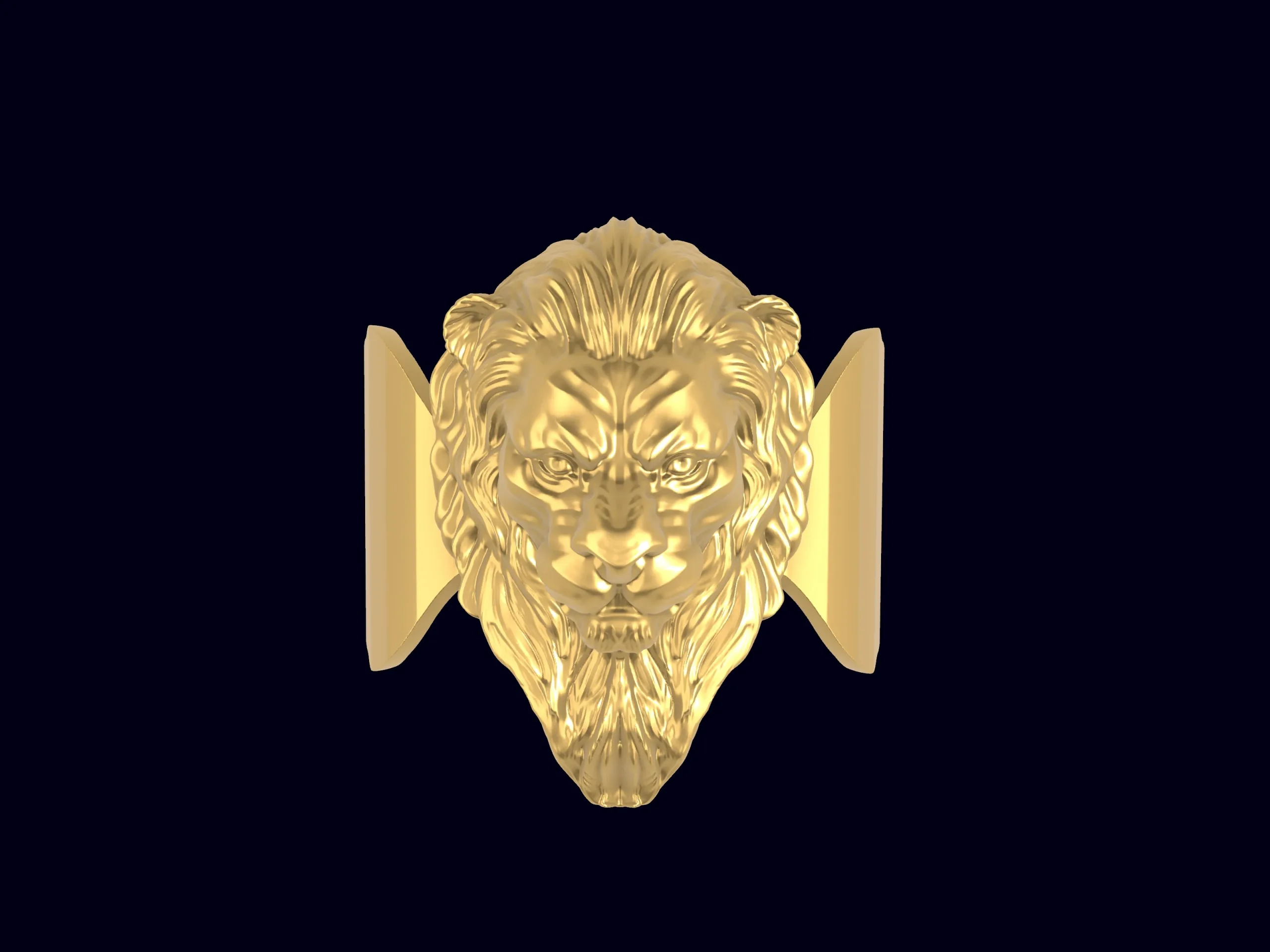 Fierce Lion ring