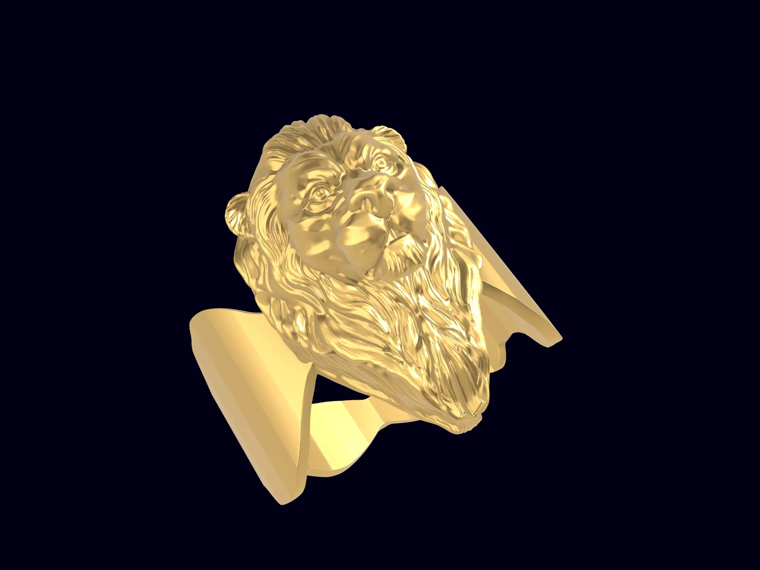 Fierce Lion ring