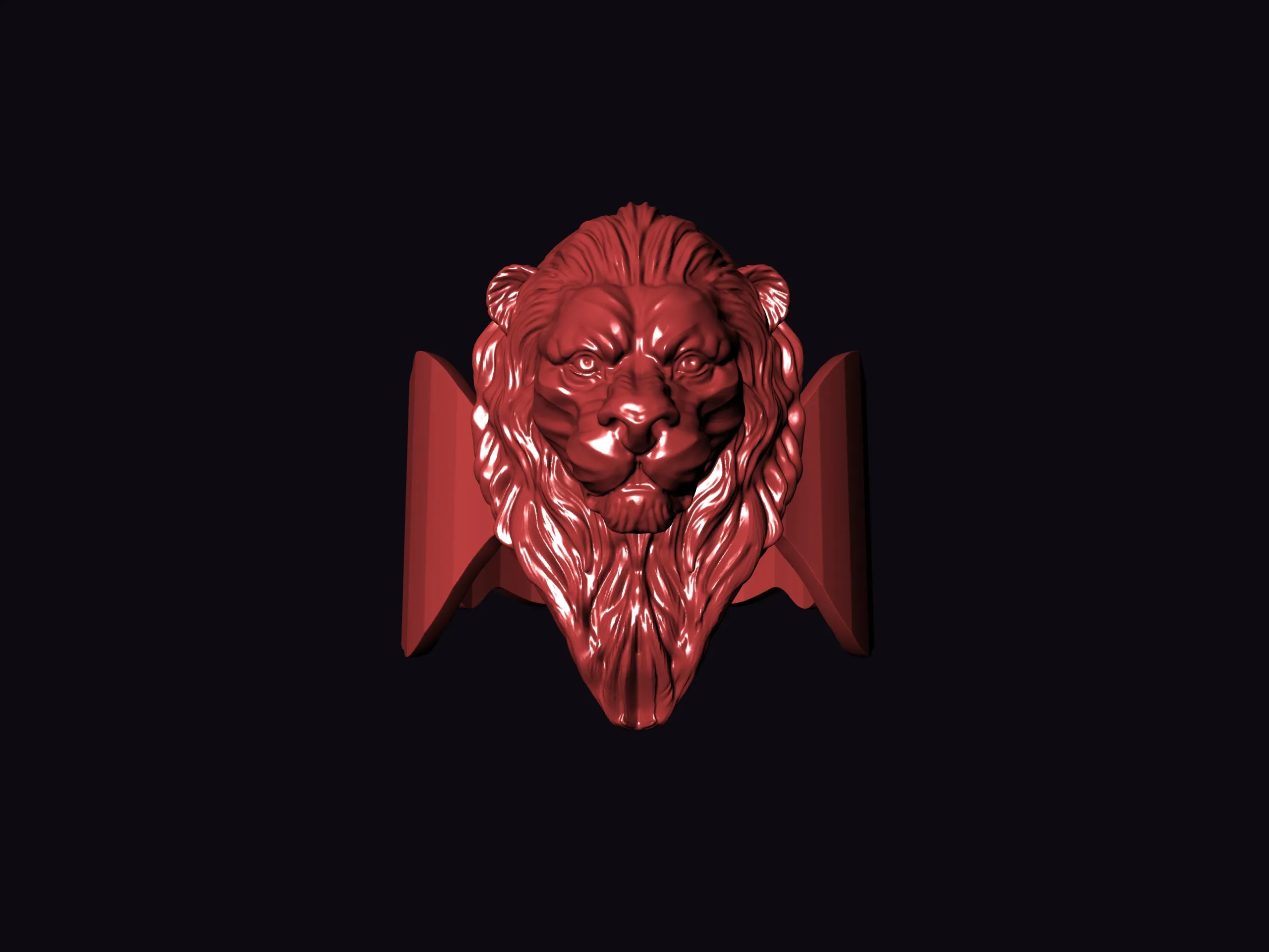 Fierce Lion ring