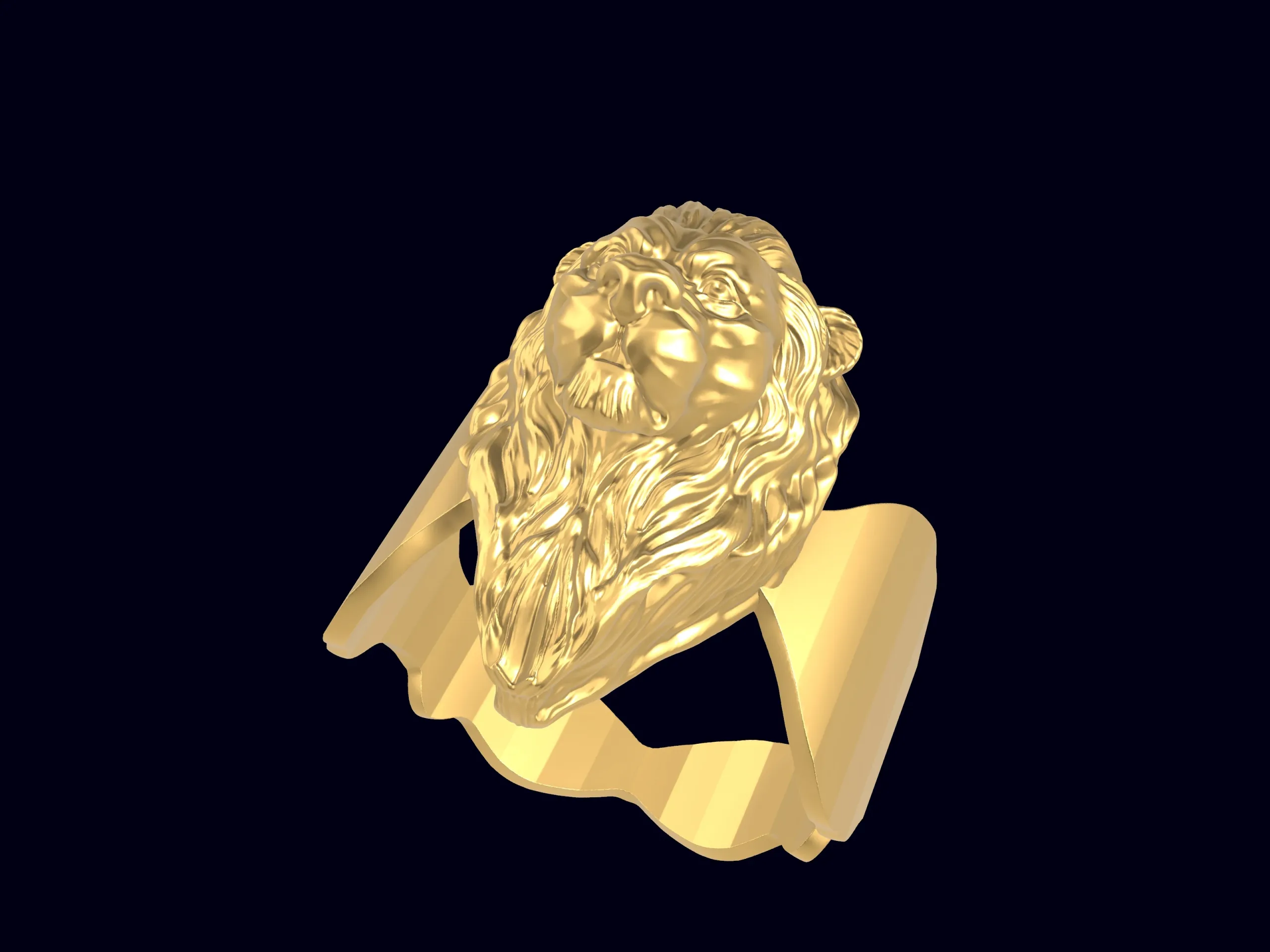 Fierce Lion ring
