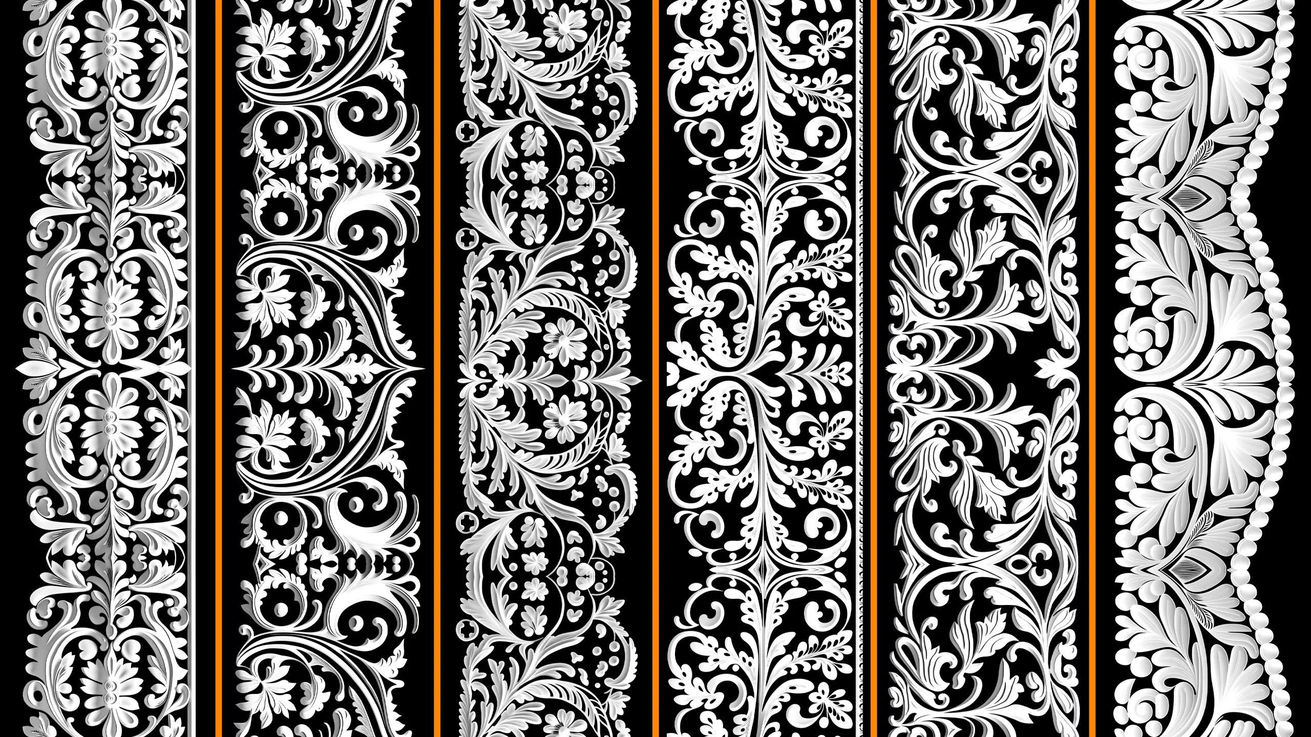 1000 Ornament Trim Alpha + 4K + PSD + High Quality Vol.2