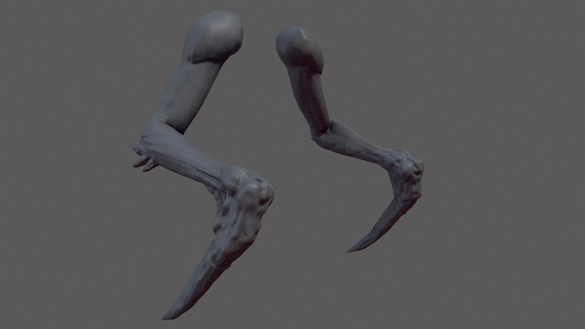 21 Demon Arms ZBrush IMM Kitbash with OBJ's