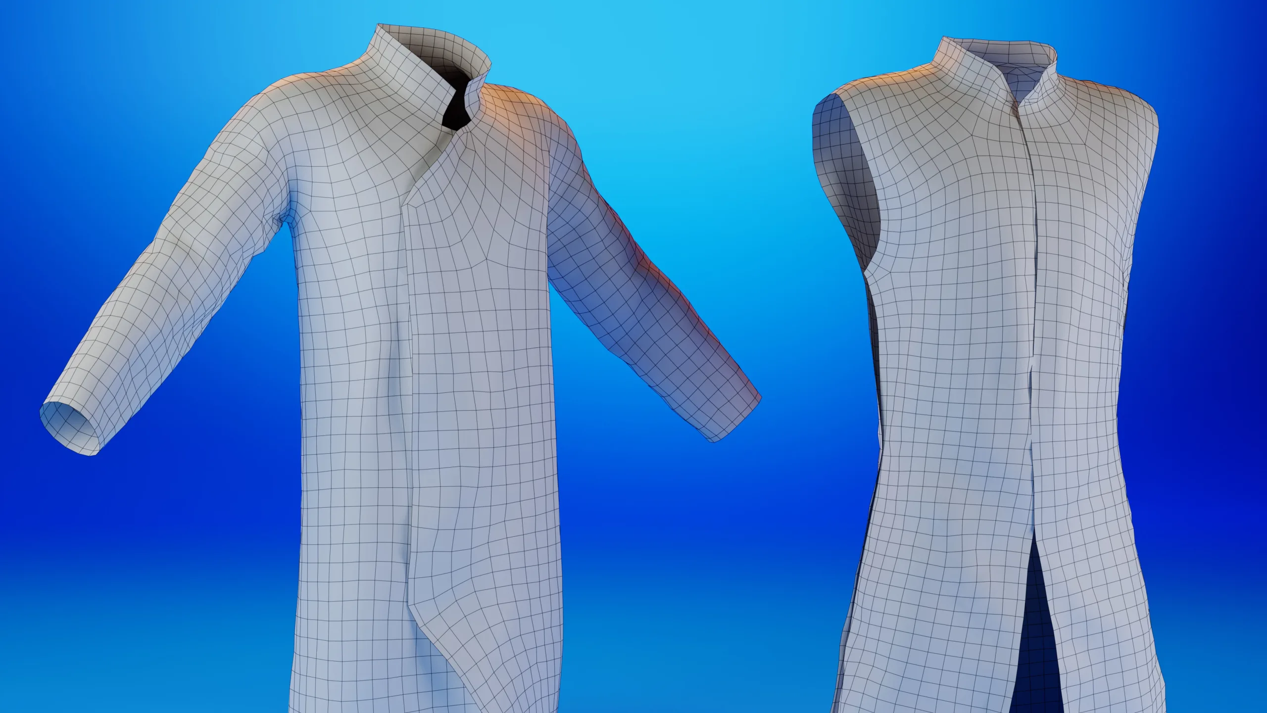 6 Medieval Clothes (Gambeson) Basemesh Models + Reference Images for texturing + Bonus + Project Files