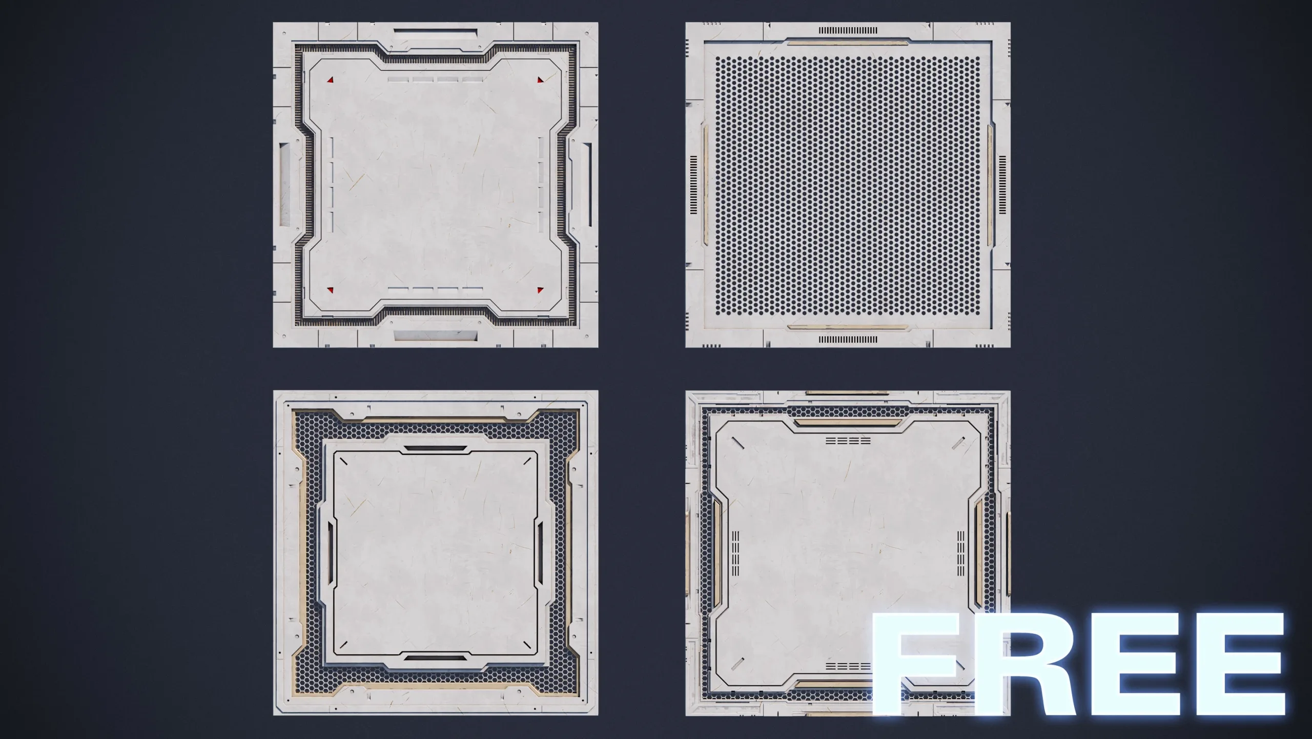 Sci-Fi Kit Free 03 (Architecture Panels )