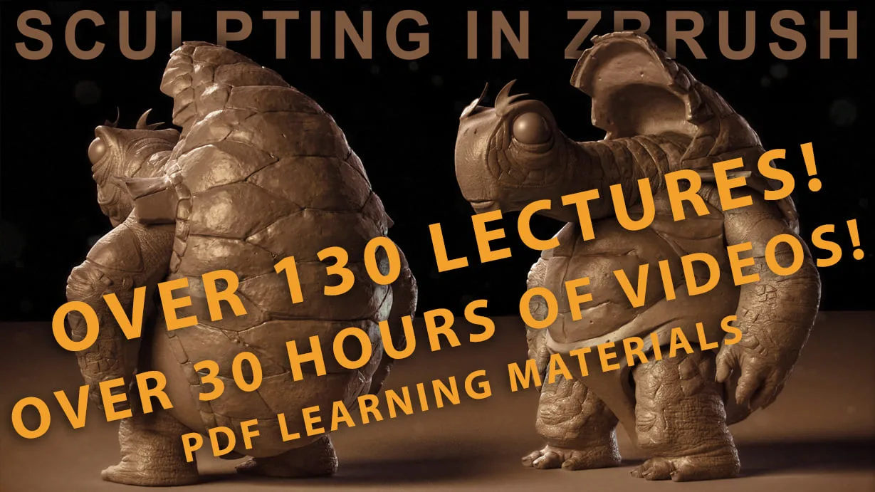 Sculpting in Zbrush-Ultimate course beginners/intermediate