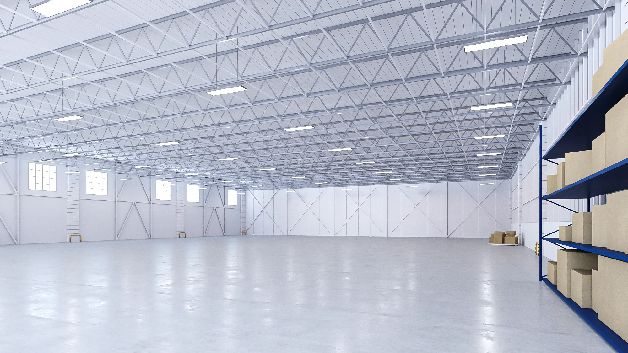 low poly warehouse 03