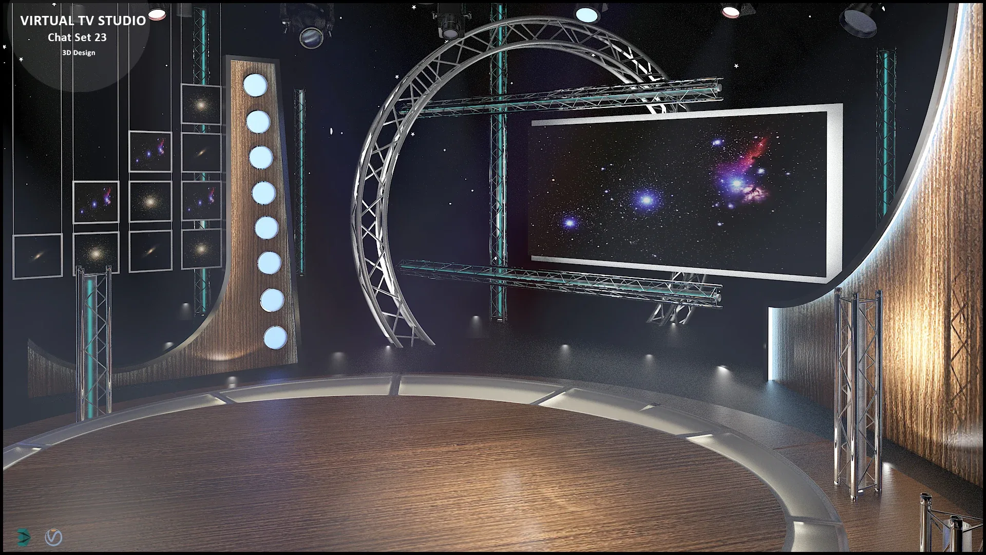 Virtual TV Studio Sets - Collection Vol 8 - 2 PCS DESIGN