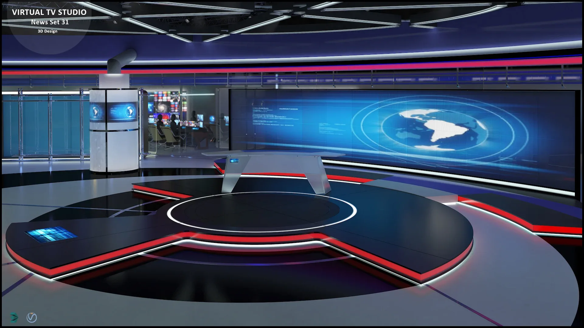 Virtual TV Studio Sets - Collection Vol 16 - 9 PCS DESIGN