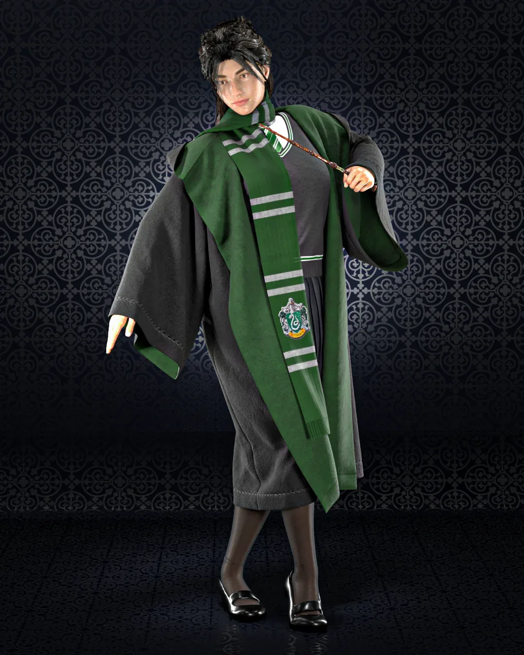 Hogwarts uniforms (Marvelous Designer & Clo3d & FBX & OBJ & Texture)