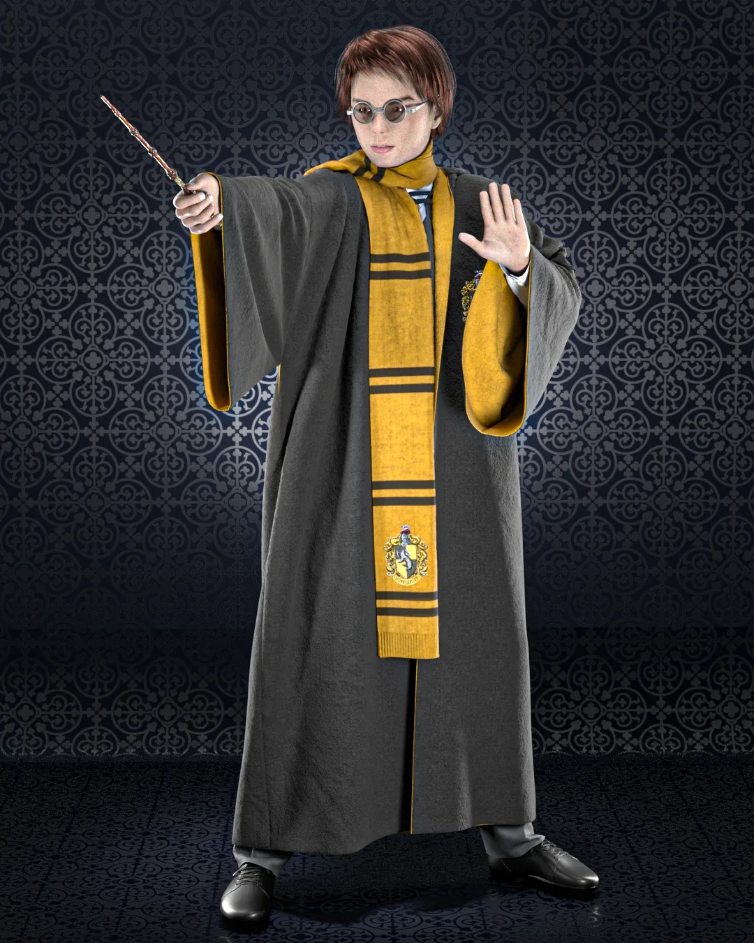 Hogwarts uniforms (Marvelous Designer & Clo3d & FBX & OBJ & Texture)