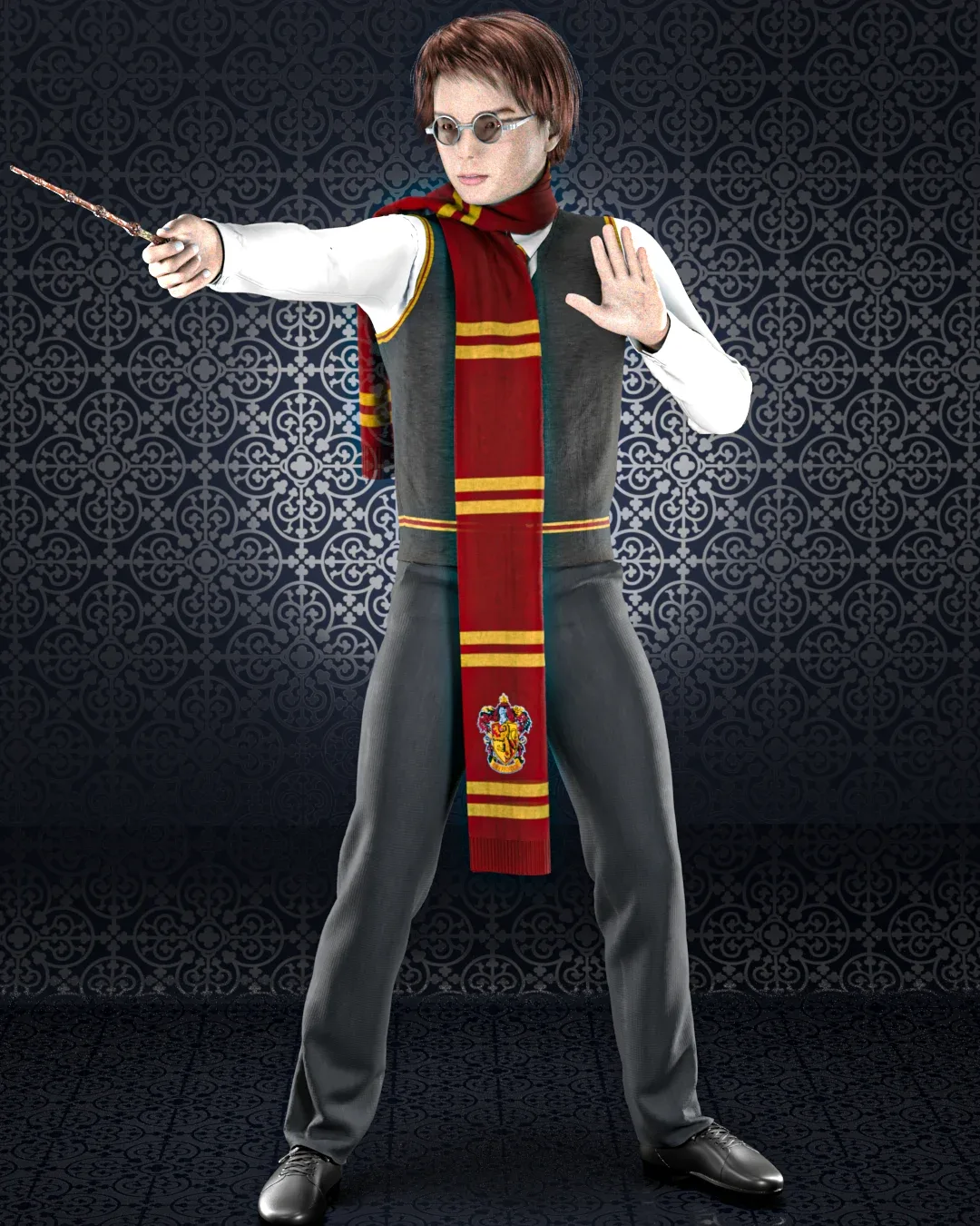 Hogwarts uniforms (Marvelous Designer & Clo3d & FBX & OBJ & Texture)