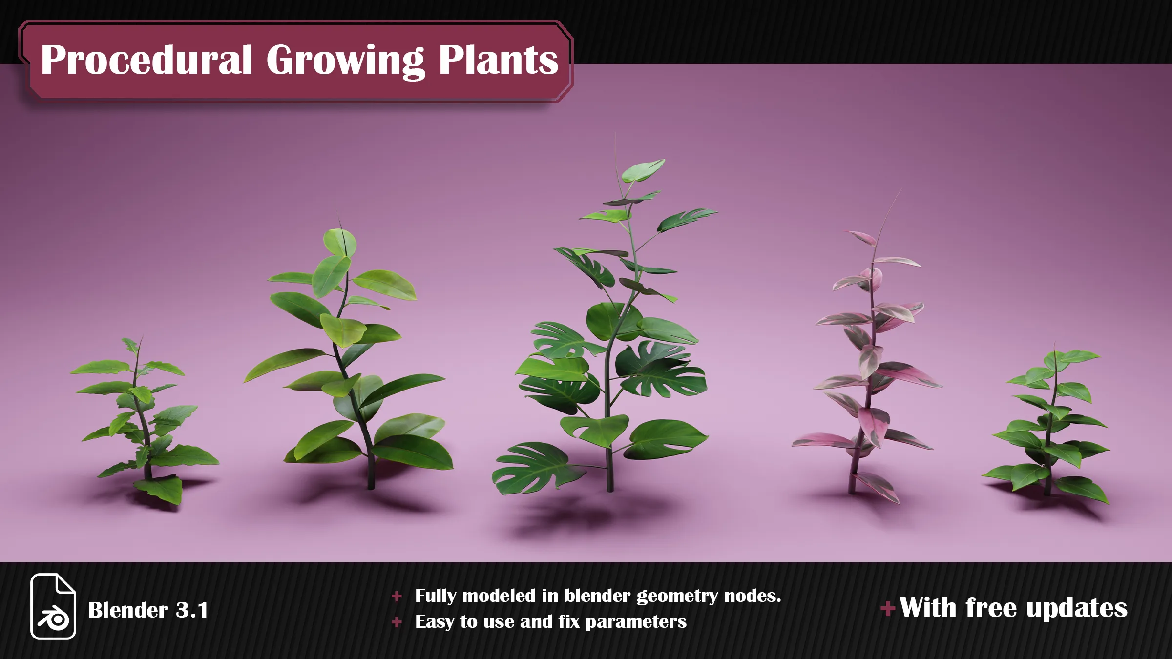 Procedural Growing Plants