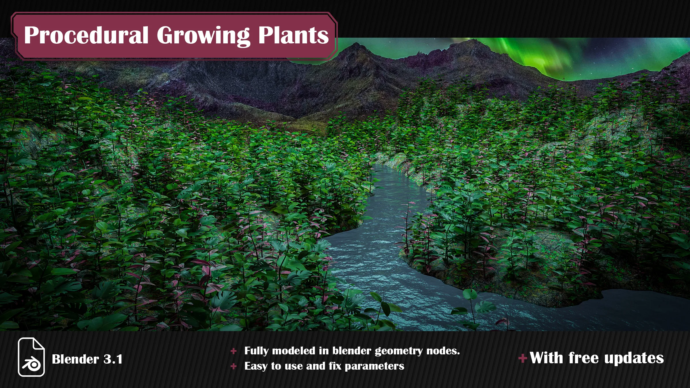 Procedural Growing Plants