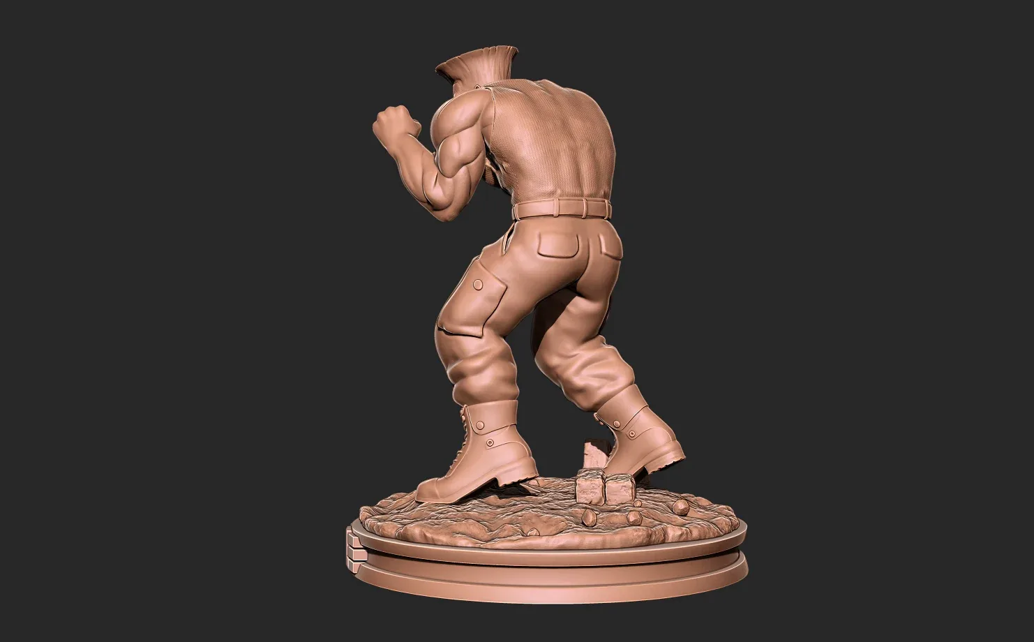 Street fighter - Guile 3D print model