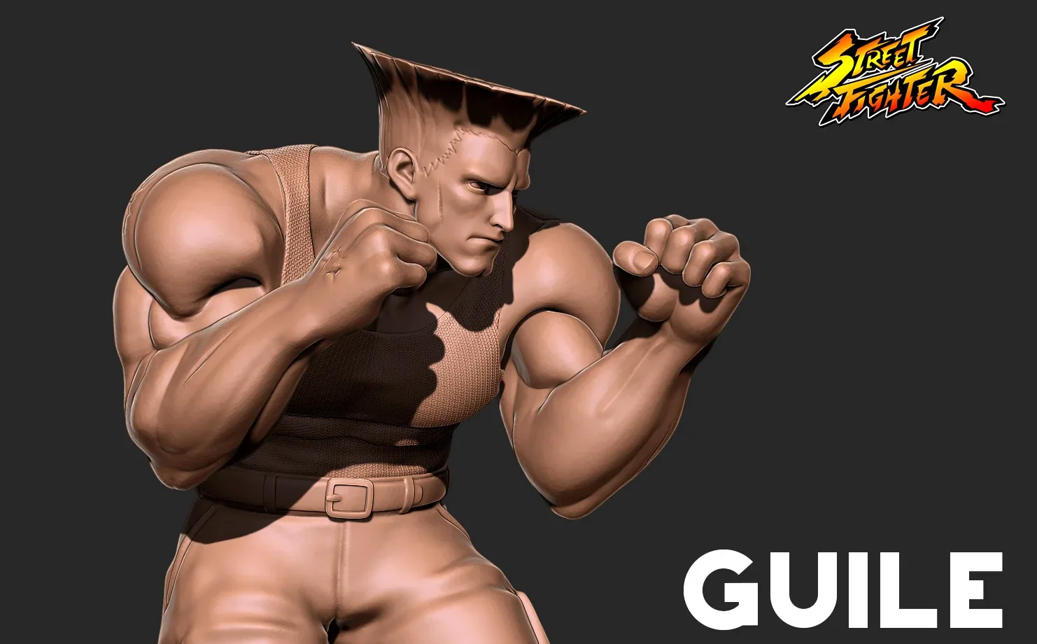 Street fighter - Guile 3D print model