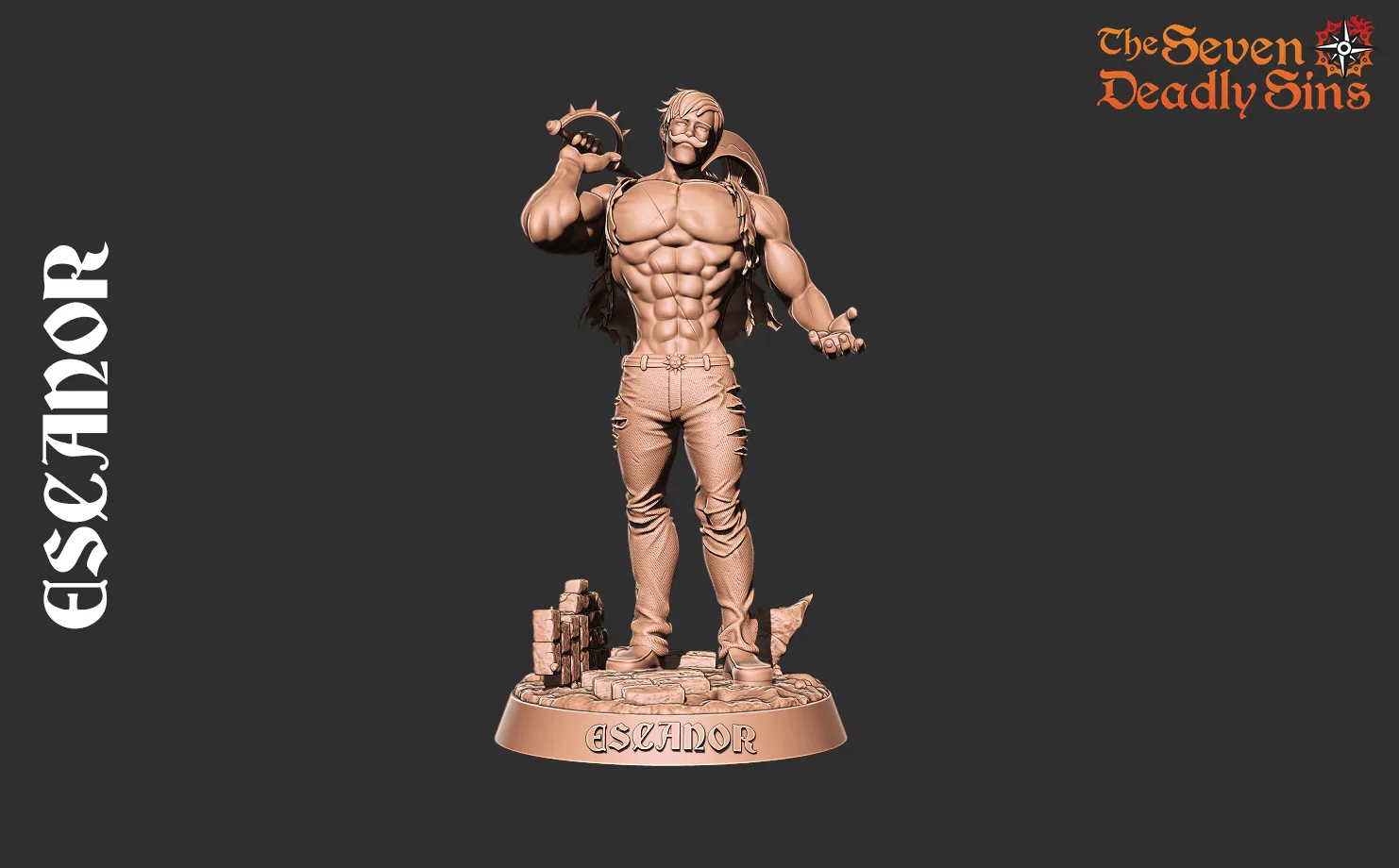 Seven deadly sins - Escanor 3D print model