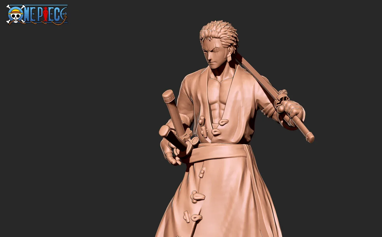 Zoro one piece 3D print model