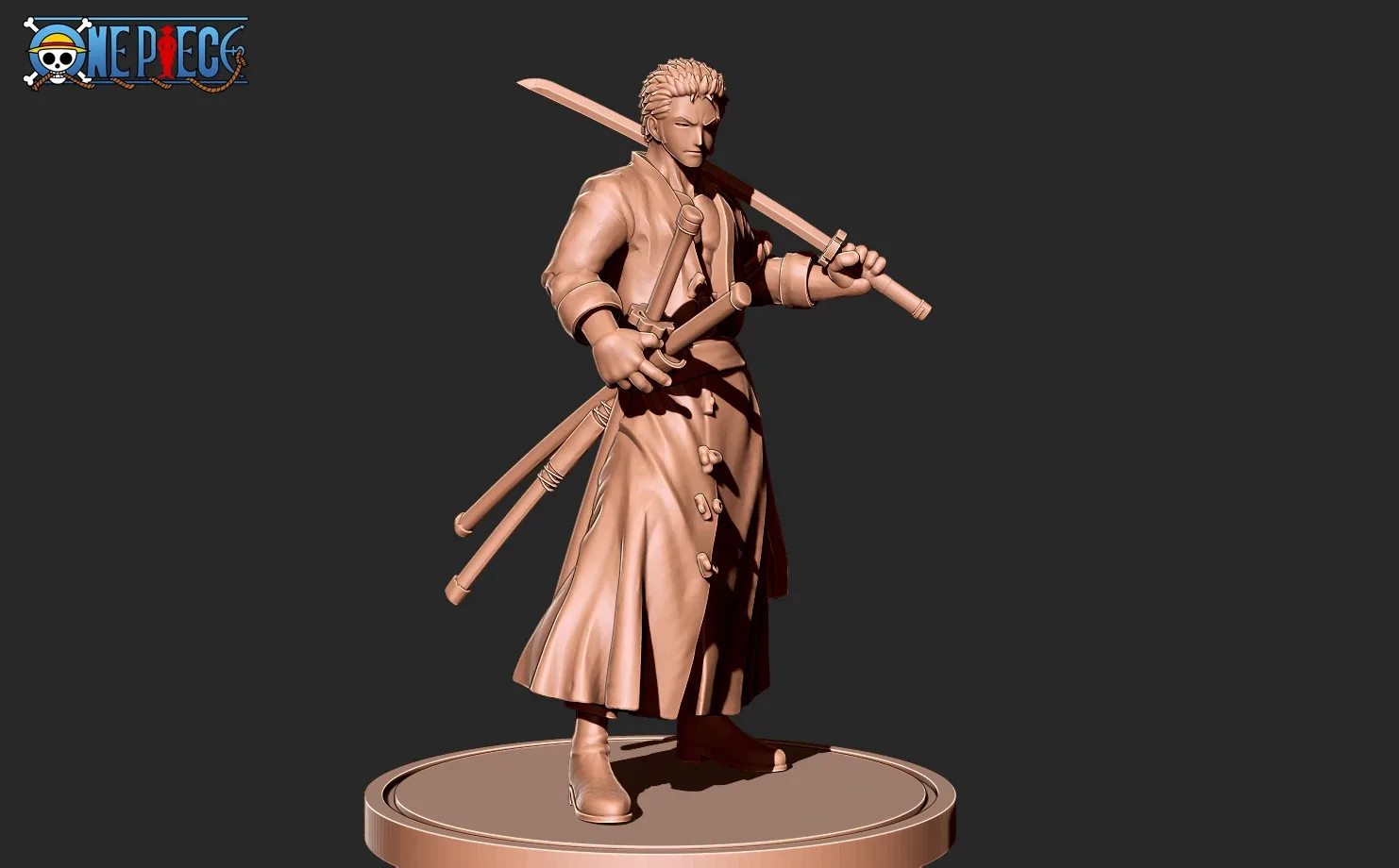 Zoro one piece 3D print model