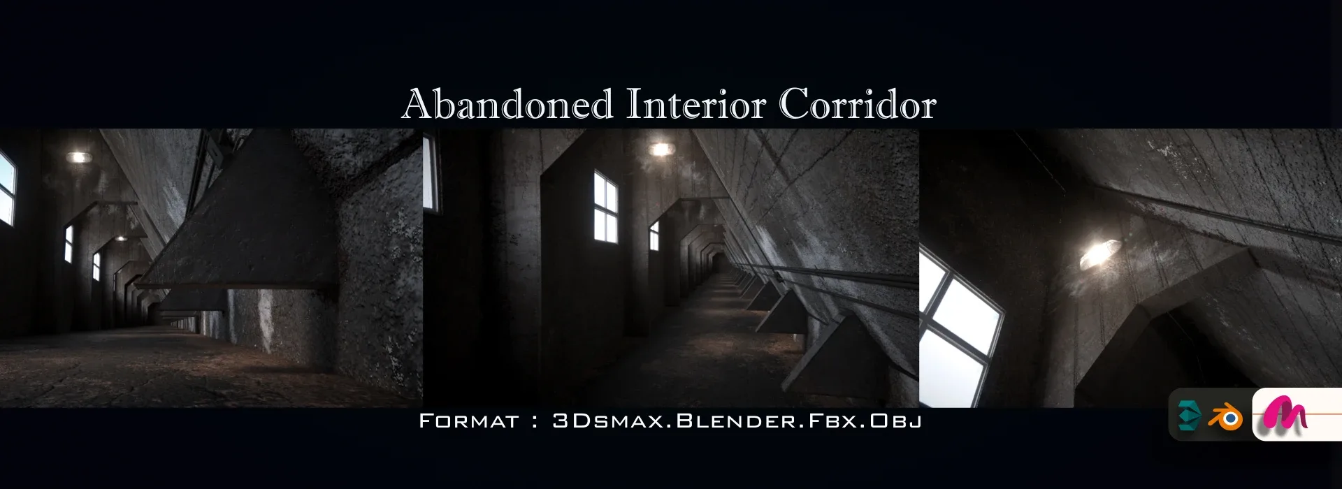 Abandoned Interior Corridor