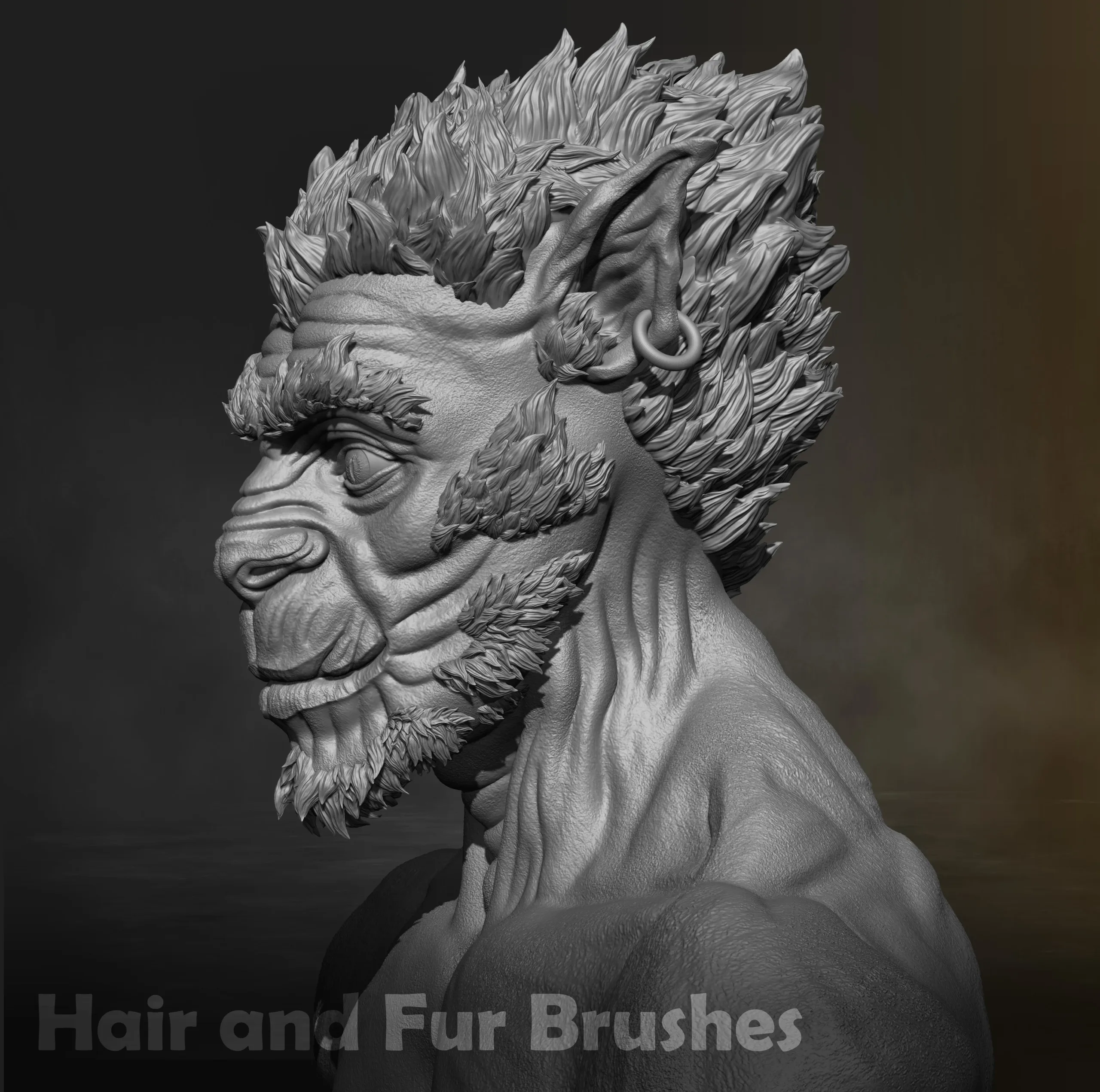 Hair and Fur Brushes ( VDM & Trim Brushes ) Vol 02