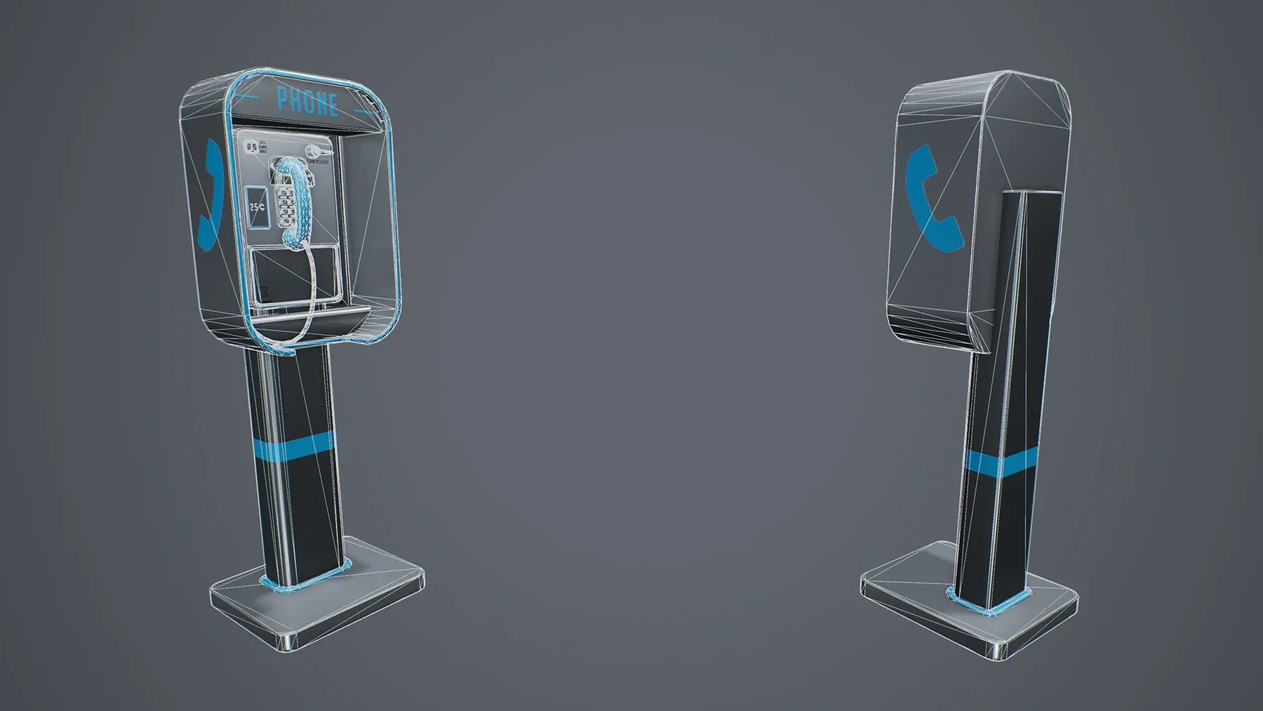 Stylized Phone Booth