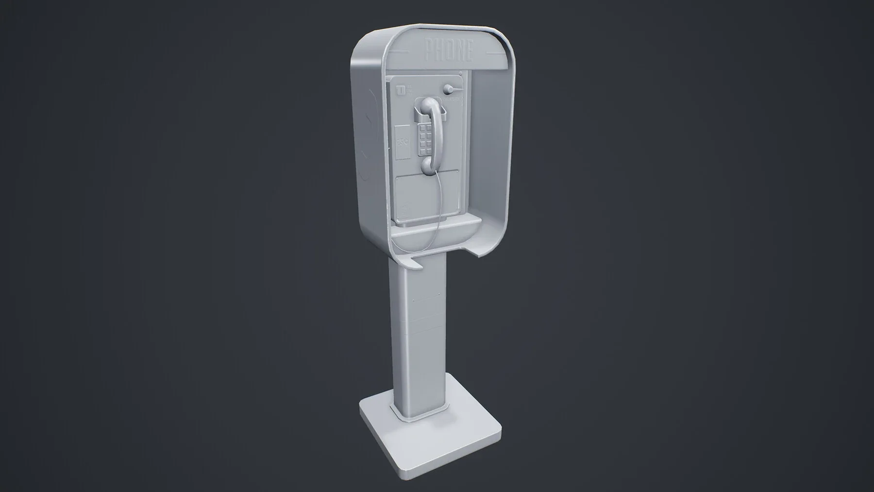 Stylized Phone Booth