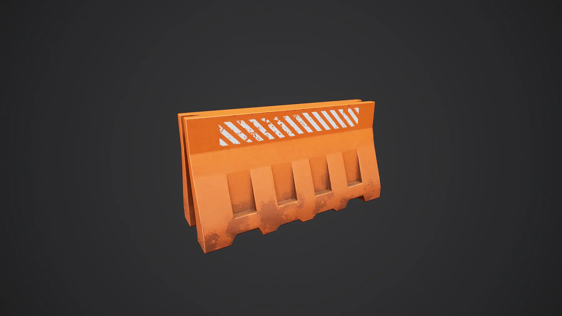 Stylized Traffic Barricade 01