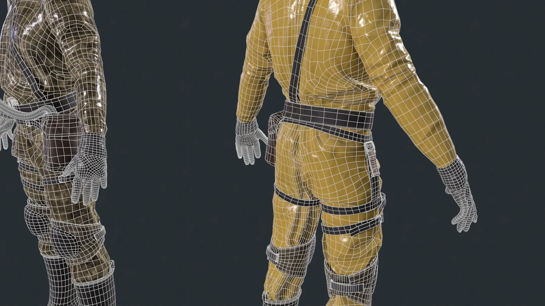 Hazmat Suit Soldier (Rigged)