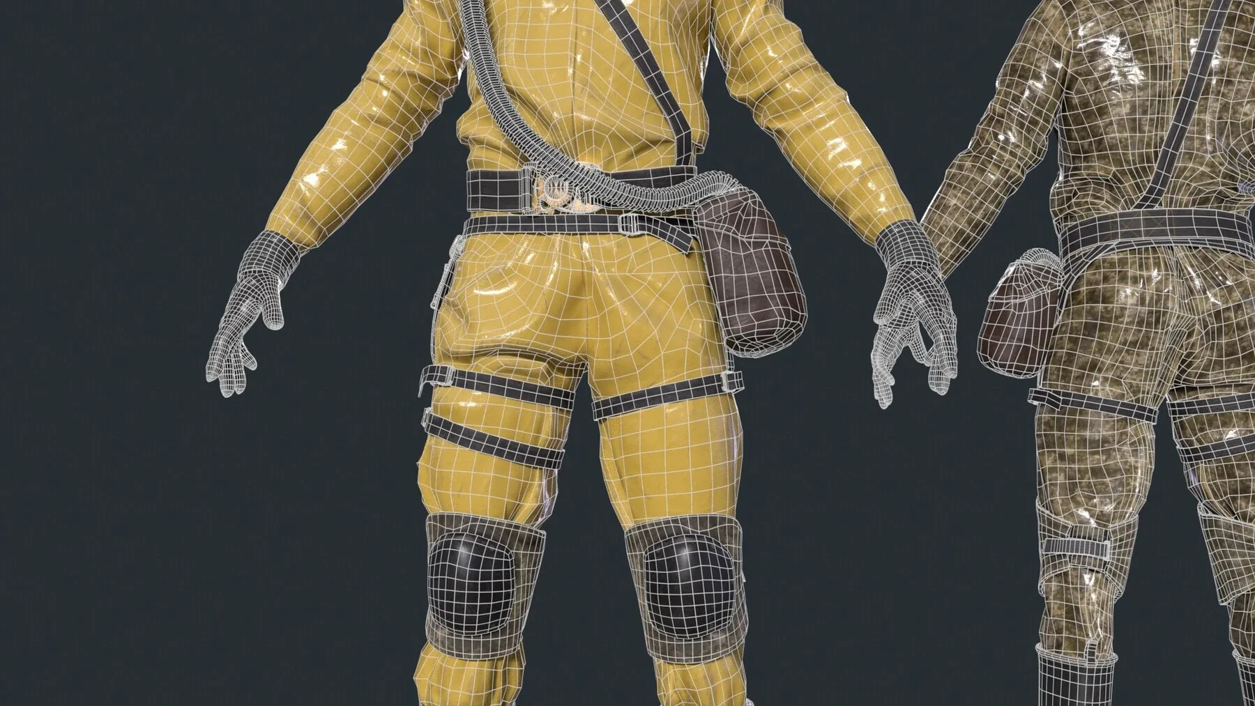 Hazmat Suit Soldier (Rigged)