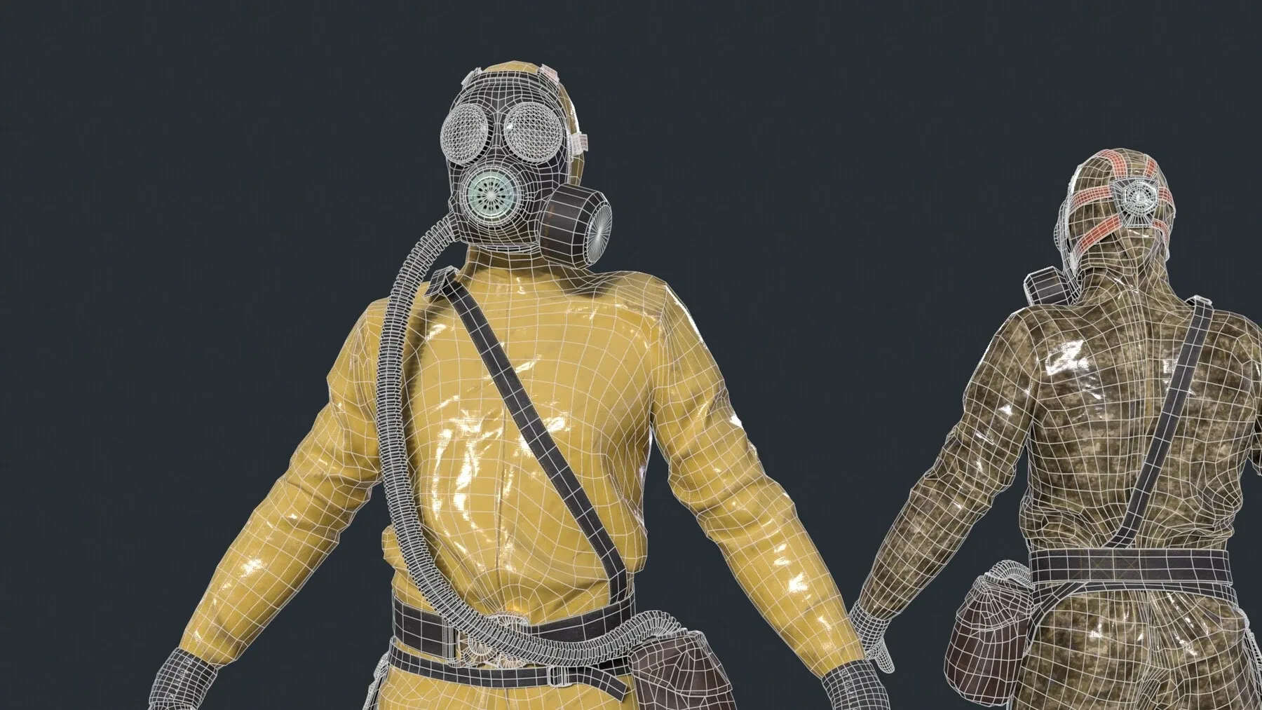 Hazmat Suit Soldier (Rigged)