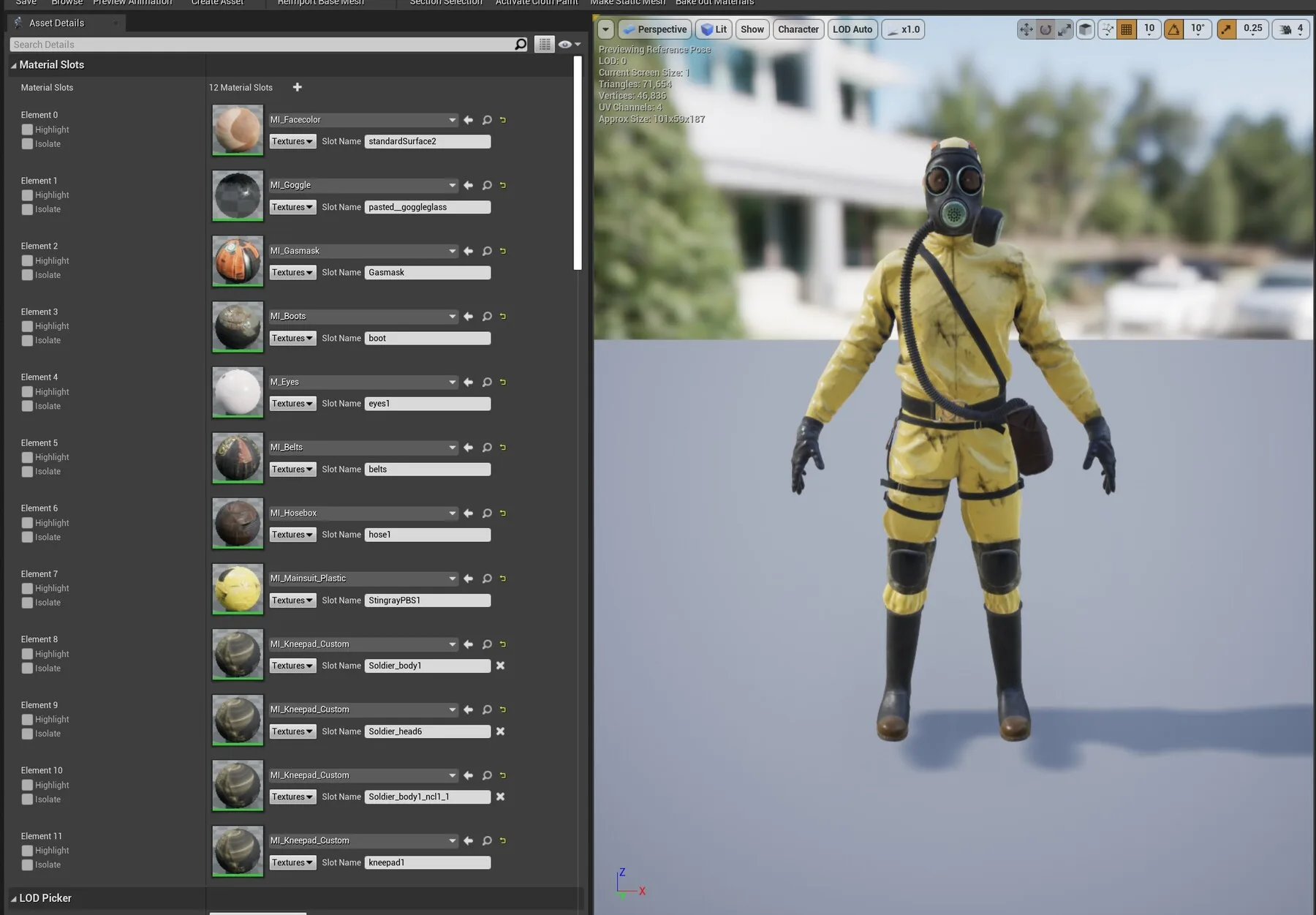 Hazmat Suit Soldier (Rigged)