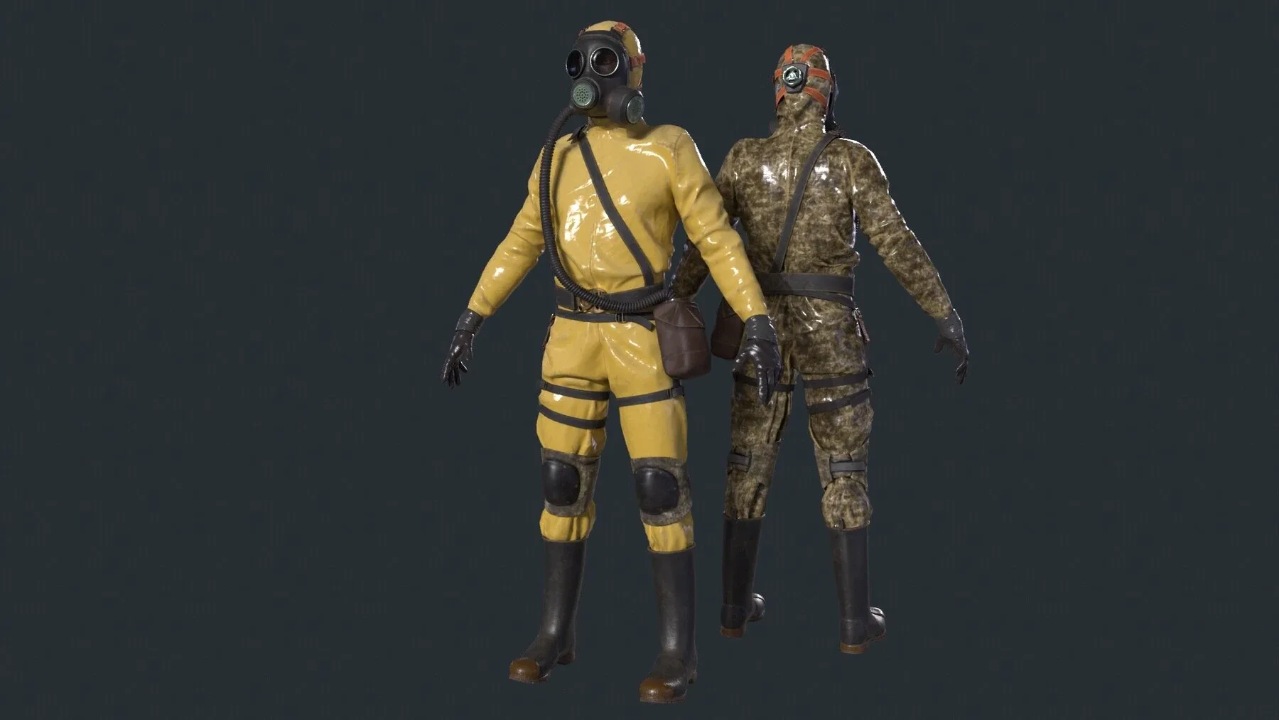 Hazmat Suit Soldier (Rigged)