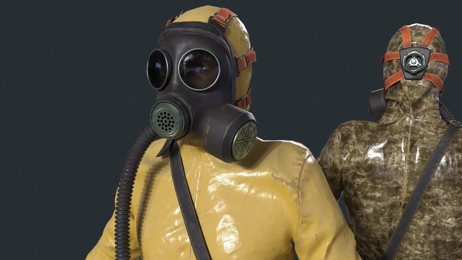 Hazmat Suit Soldier (Rigged)