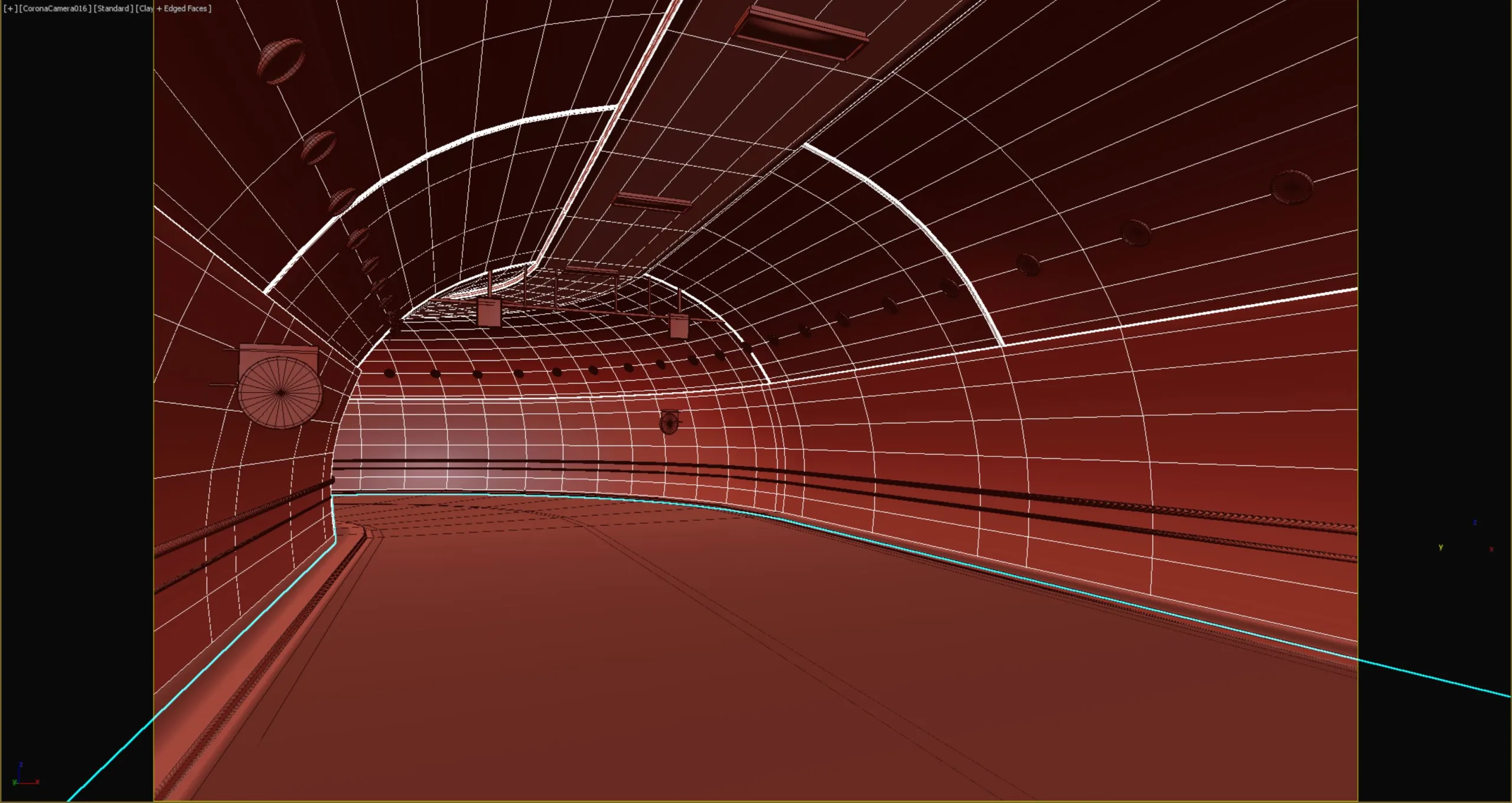 low poly road tunnel 01