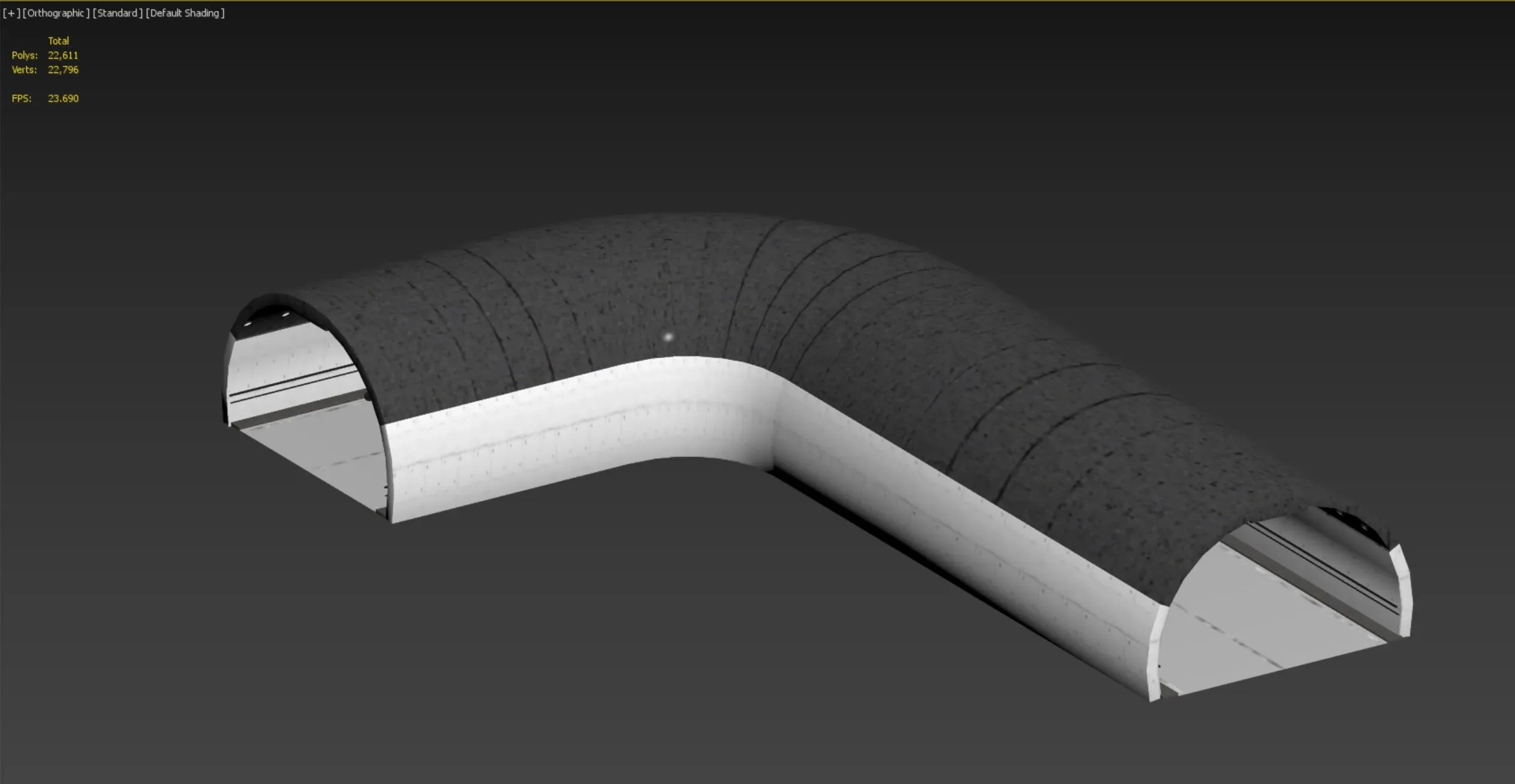 low poly road tunnel 01