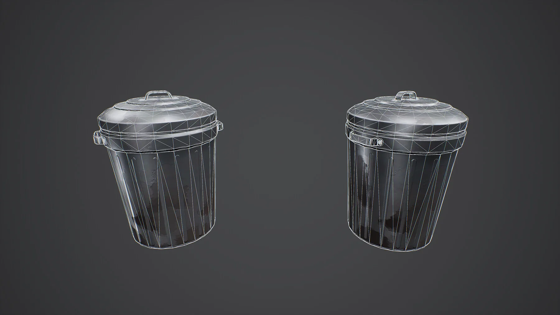 Stylized Trash Can