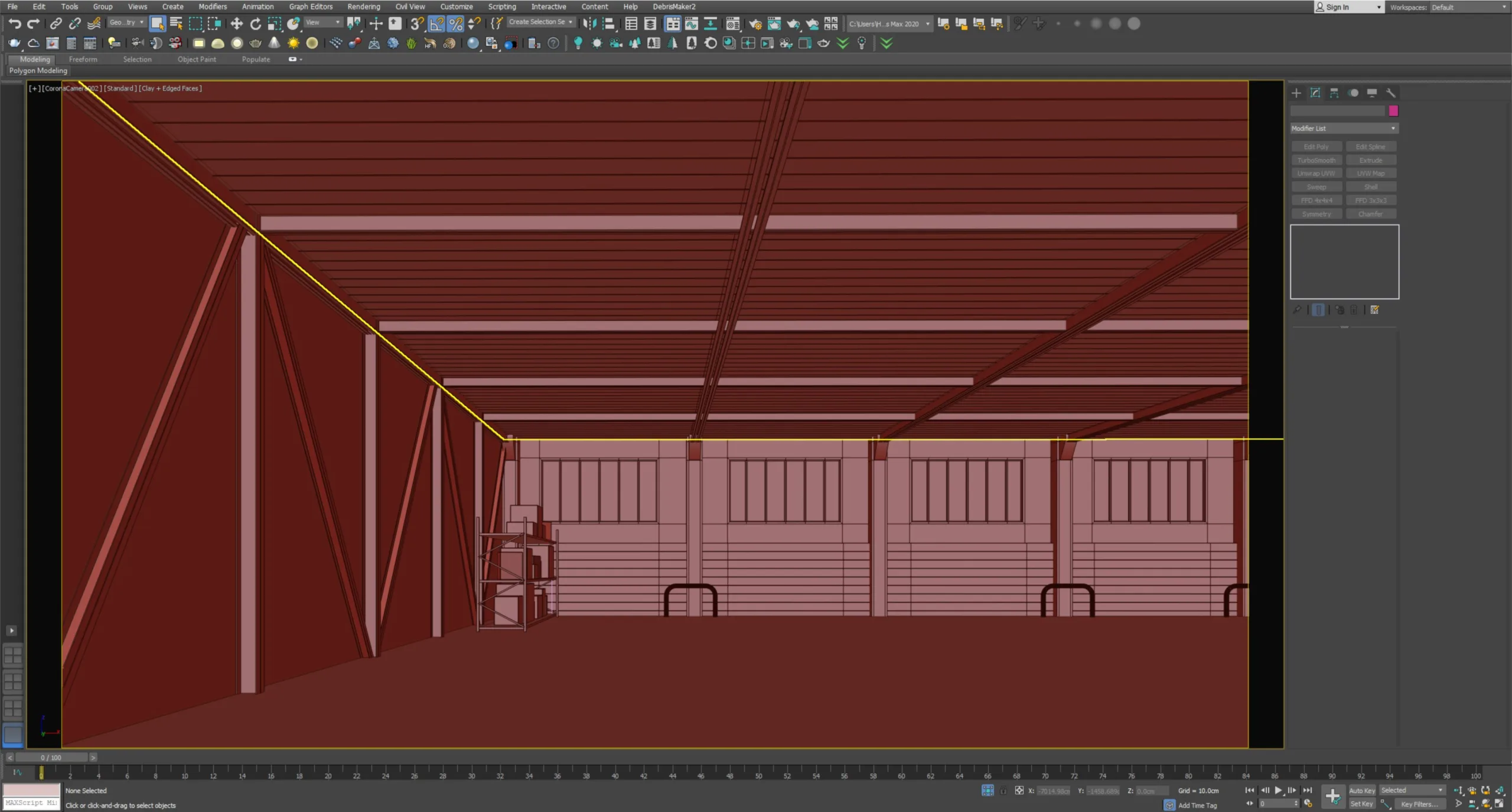 low poly warehouse 04