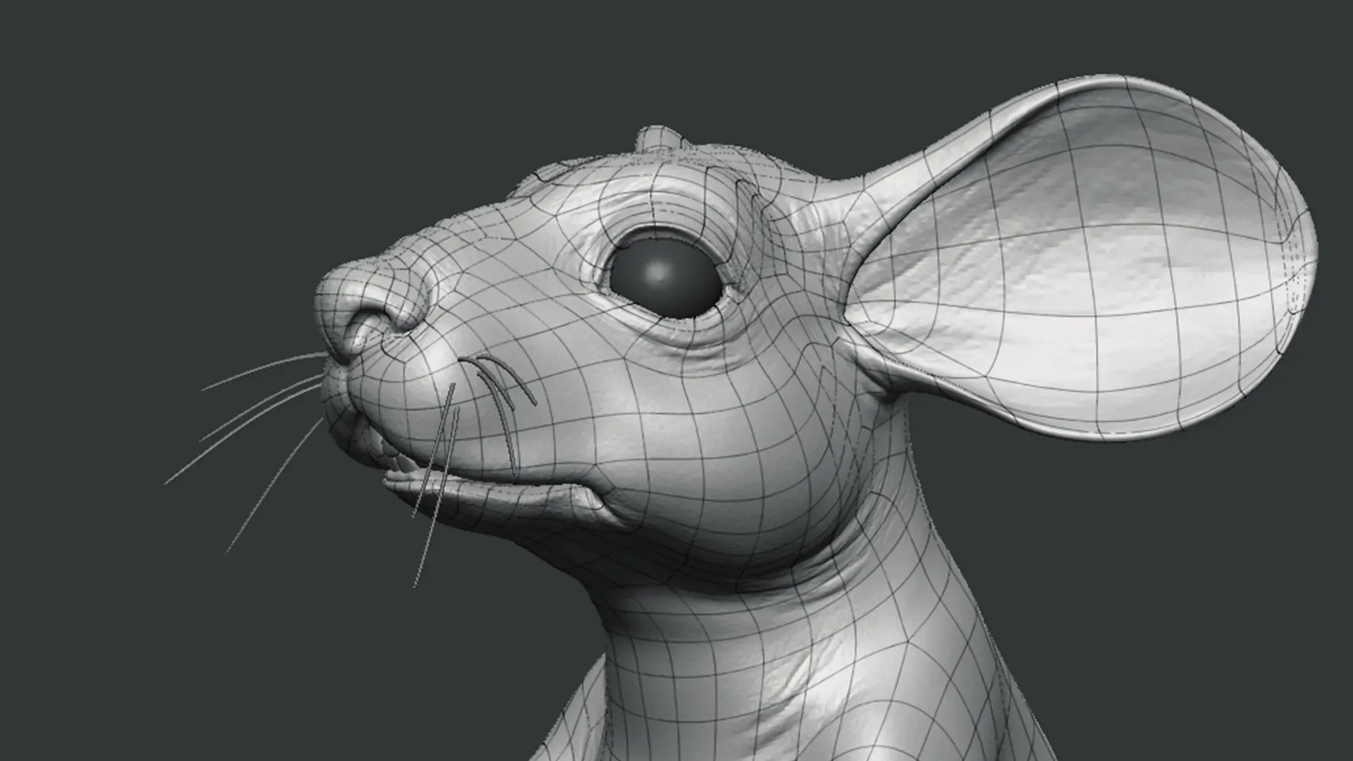 Mouse - Topology + UV Map