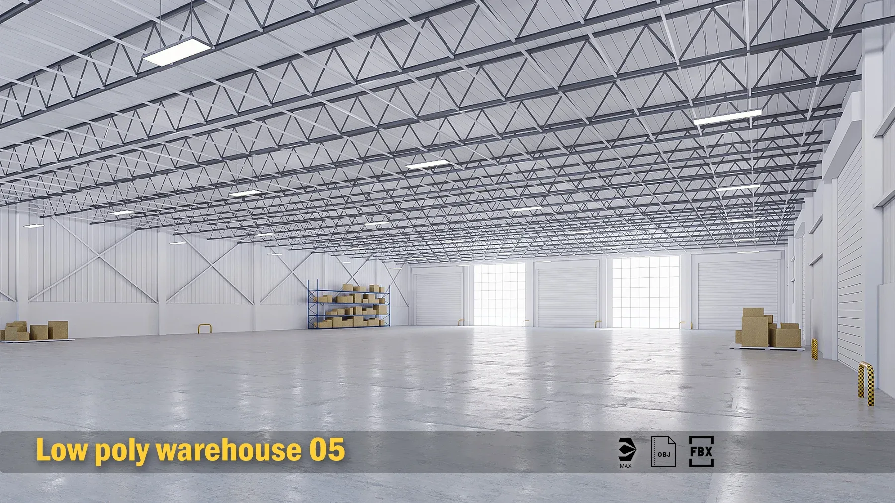 low poly warehouse 05